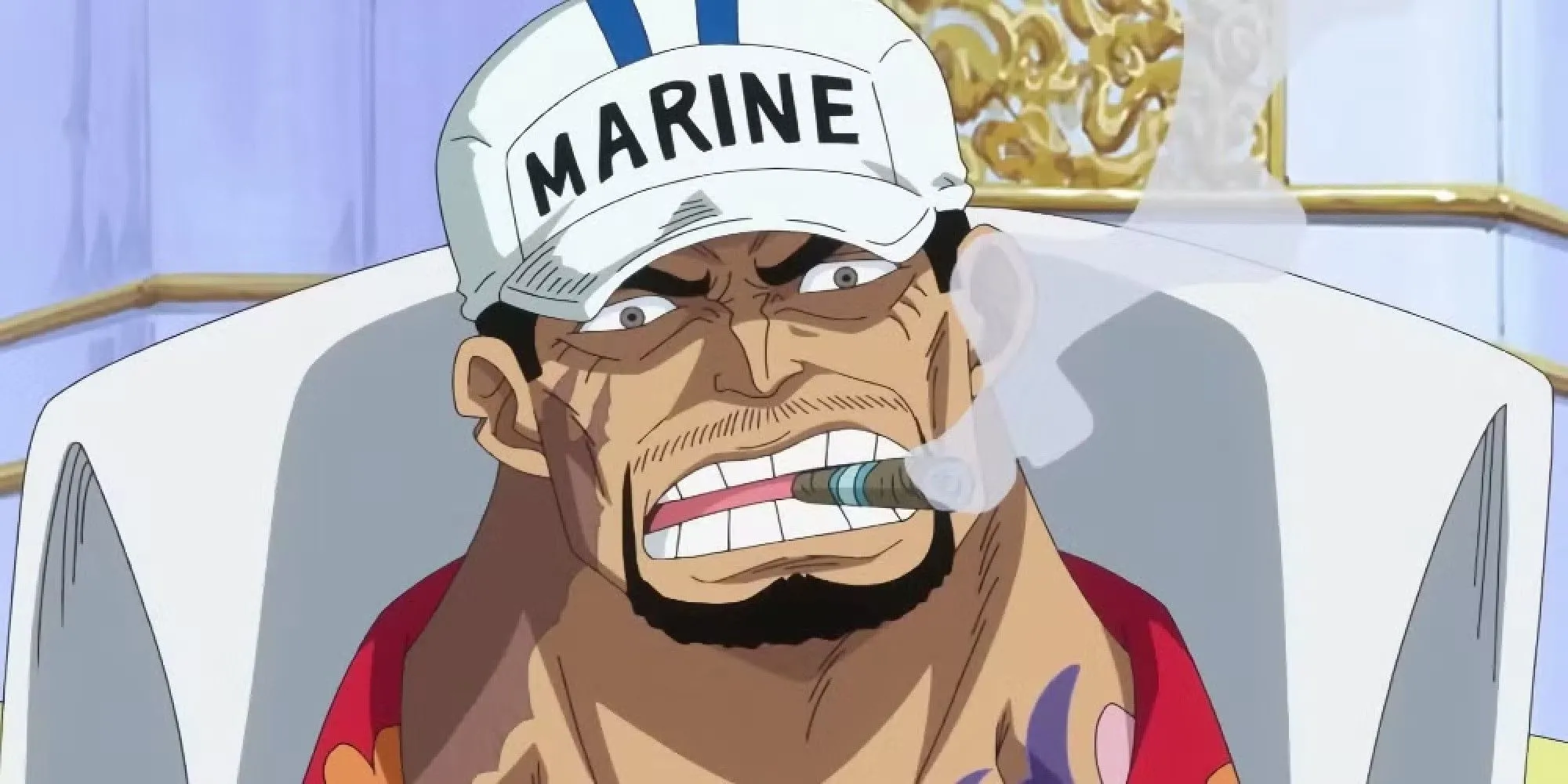 Akainu (Sakazuki) với năng lực Magu Magu no Mi trong One Piece