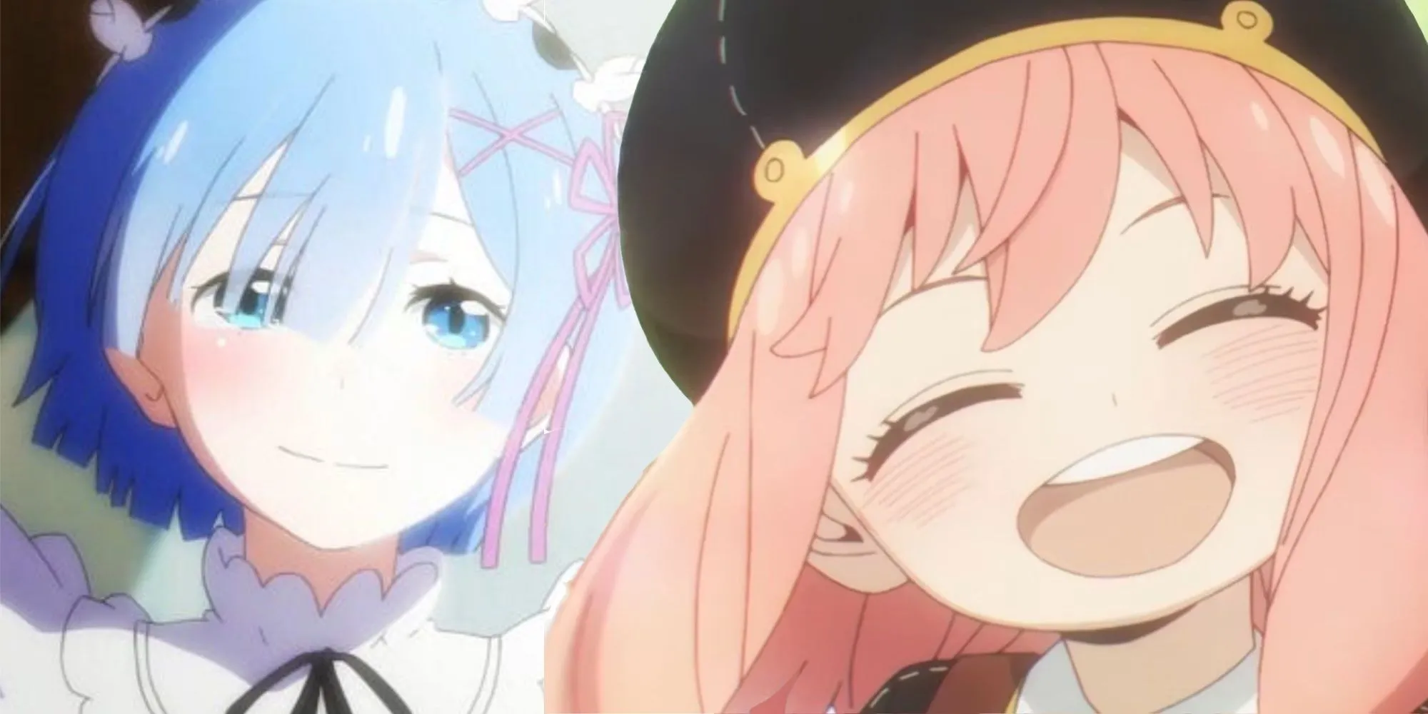 Ảnh minh họa các nữ nhân vật anime được yêu thích, bao gồm Rem và Anya