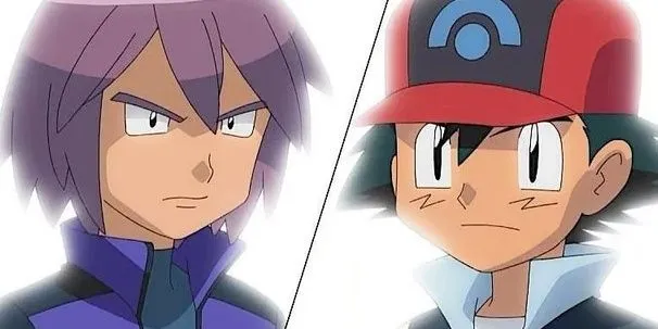 Ash Ketchum và Paul đối mặt trong một trận đấu Pokemon