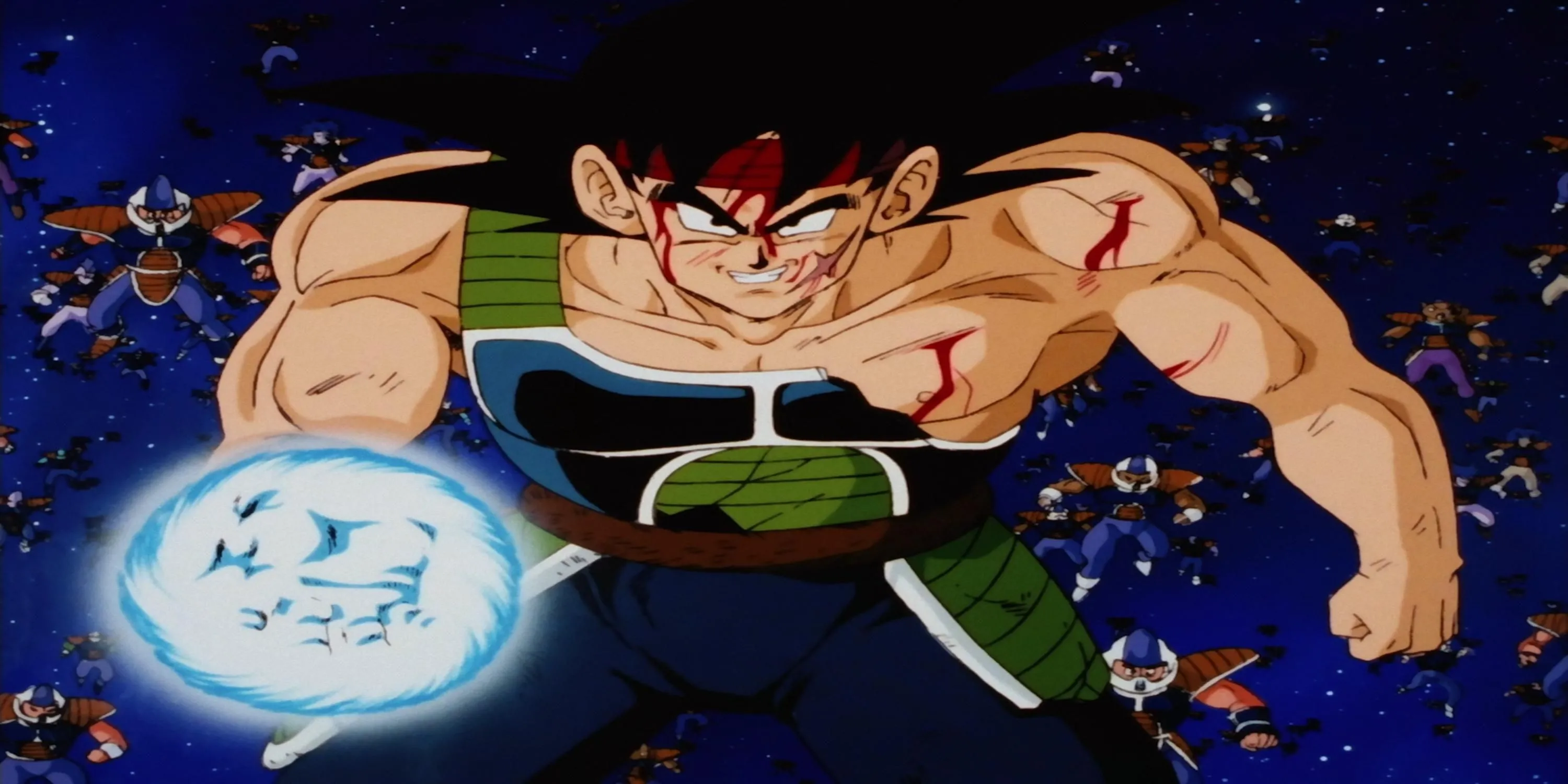 Bardock, cha của Goku, trong bộ phim đặc biệt Dragon Ball Z Bardock đối mặt với số phận người Saiyan