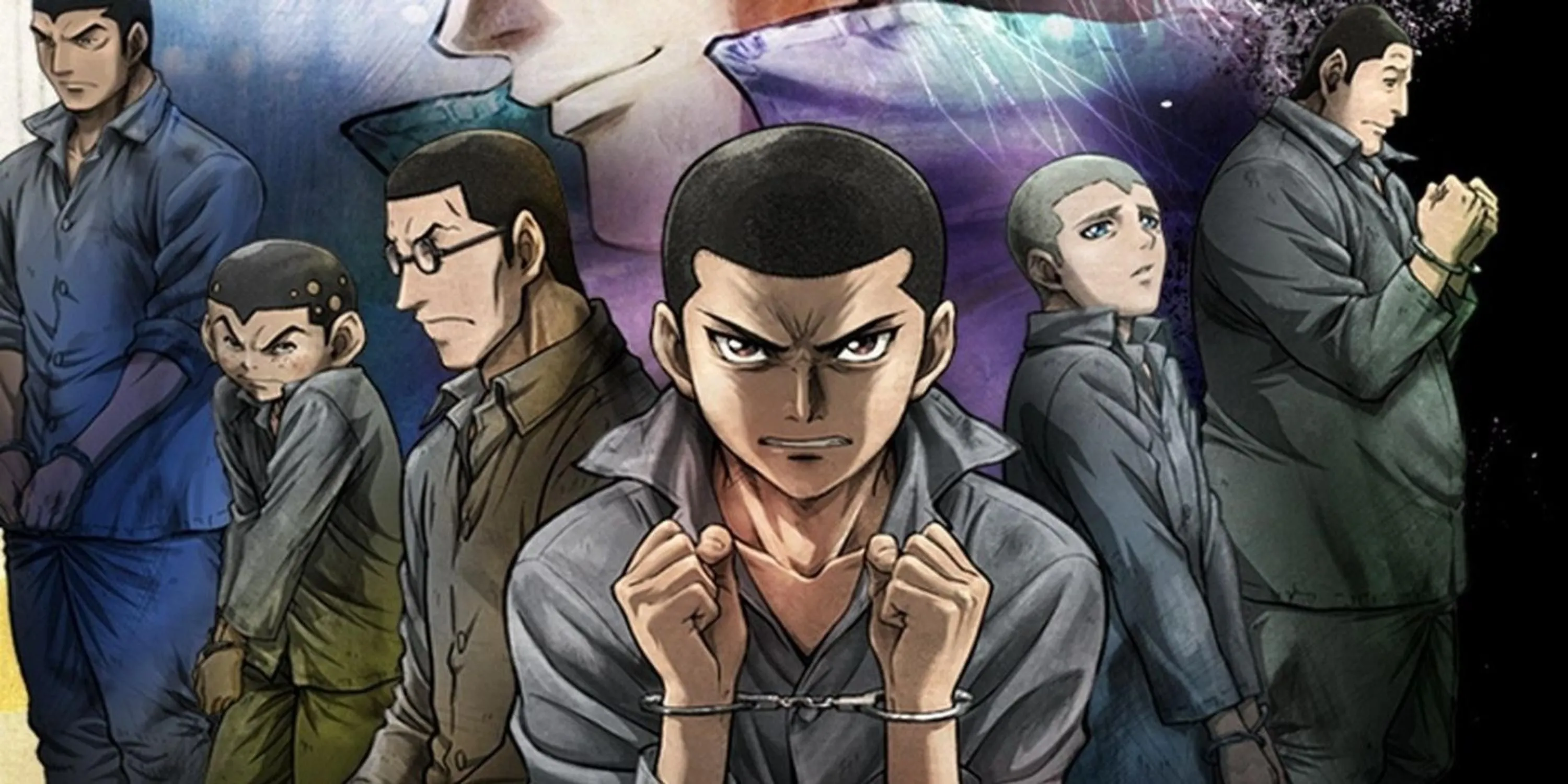 Bảy chàng trai tù cải tạo trong anime Rainbow