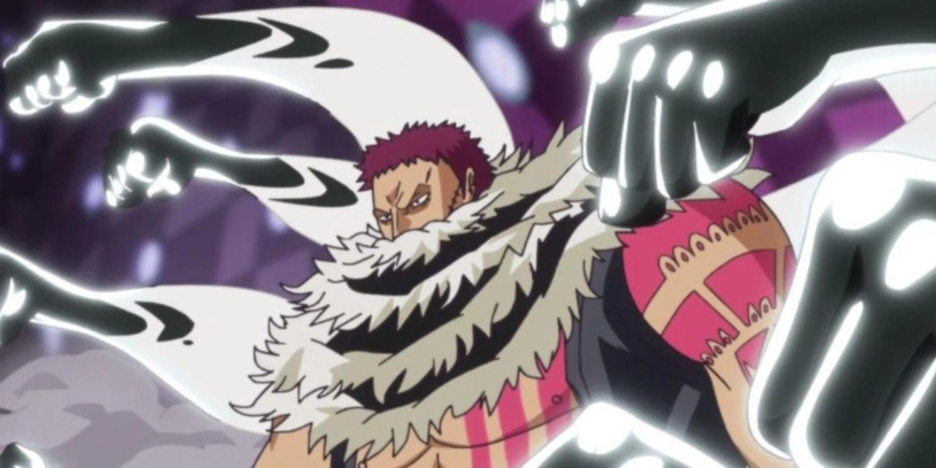 Charlotte Katakuri từ One Piece trong tư thế chiến đấu