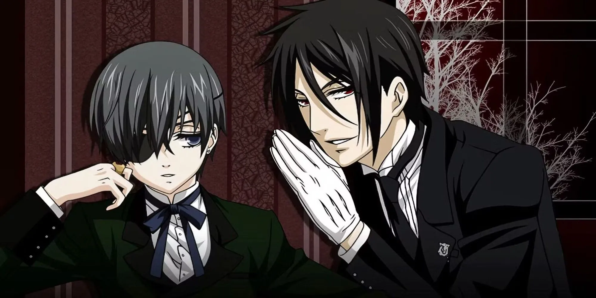 Ciel Phantomhive và quản gia quỷ Sebastian Michaelis trong Black Butler.