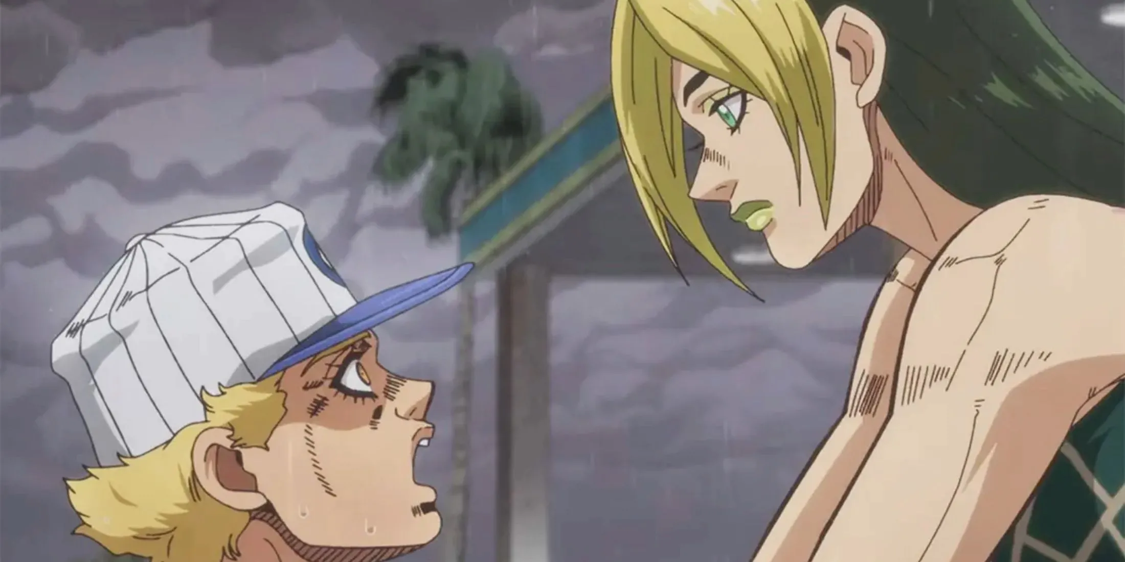 Emporio Alnino gặp phiên bản khác của bạn bè trong cái kết Stone Ocean của JoJo's Bizarre Adventure