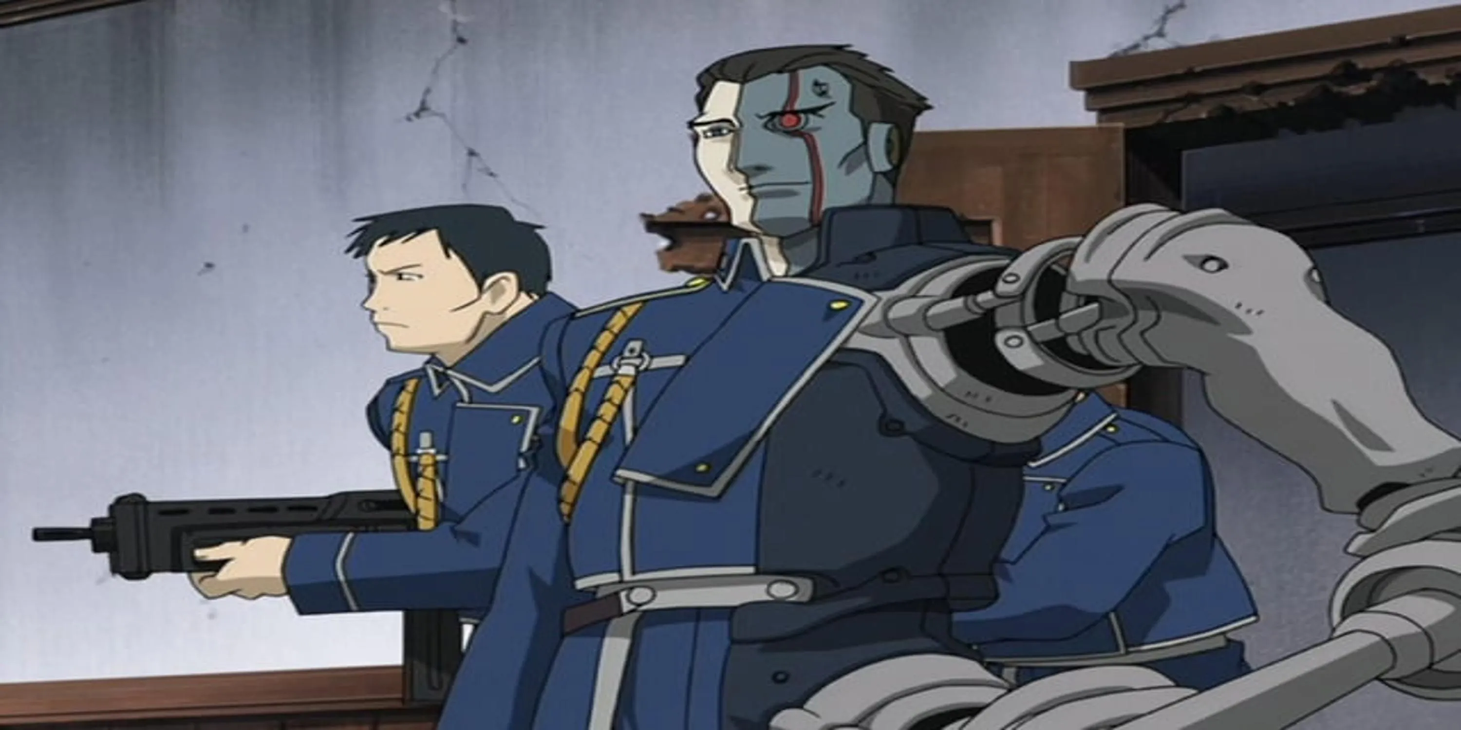 Frank Archer từ Fullmetal Alchemist với cánh tay máy
