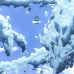 Geten, người dùng Quirk Ice Ply, sử dụng khả năng điều khiển băng đá trong My Hero Academia.