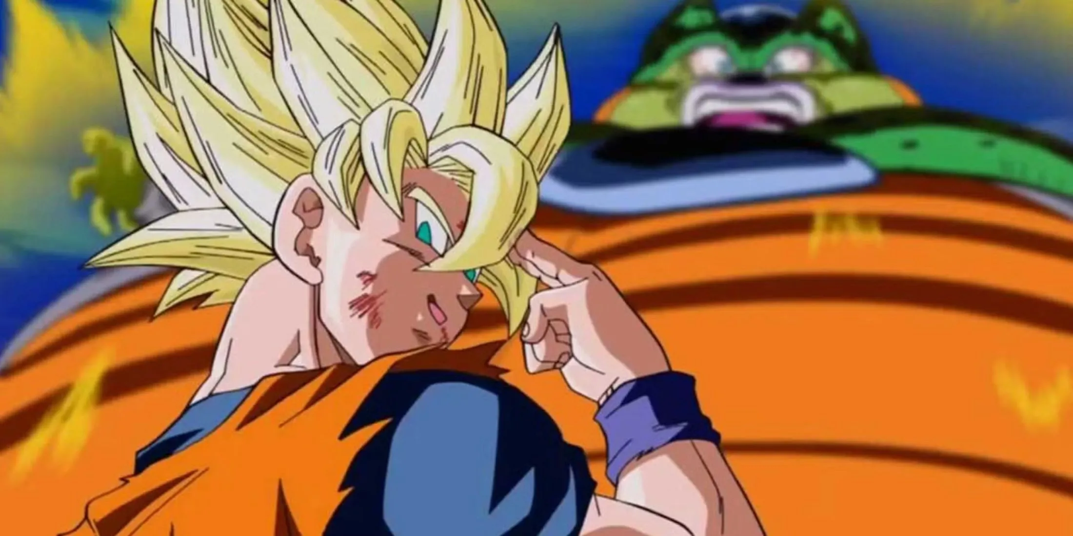 Goku hy sinh bản thân để cứu Gohan và Trái Đất trong Dragon Ball Z