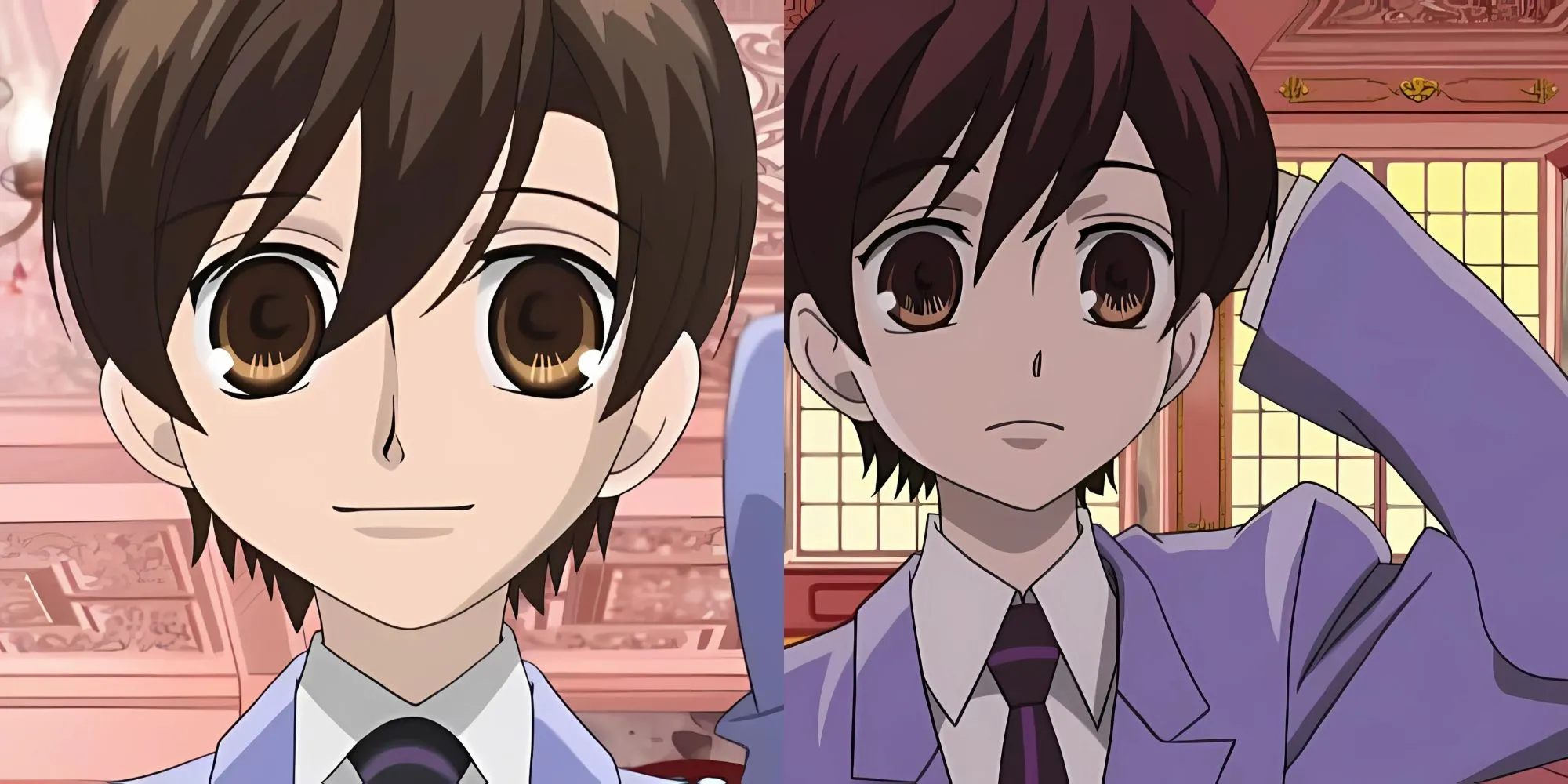 Haruhi Fujioka mặc đồng phục nam trong Ouran High School Host Club