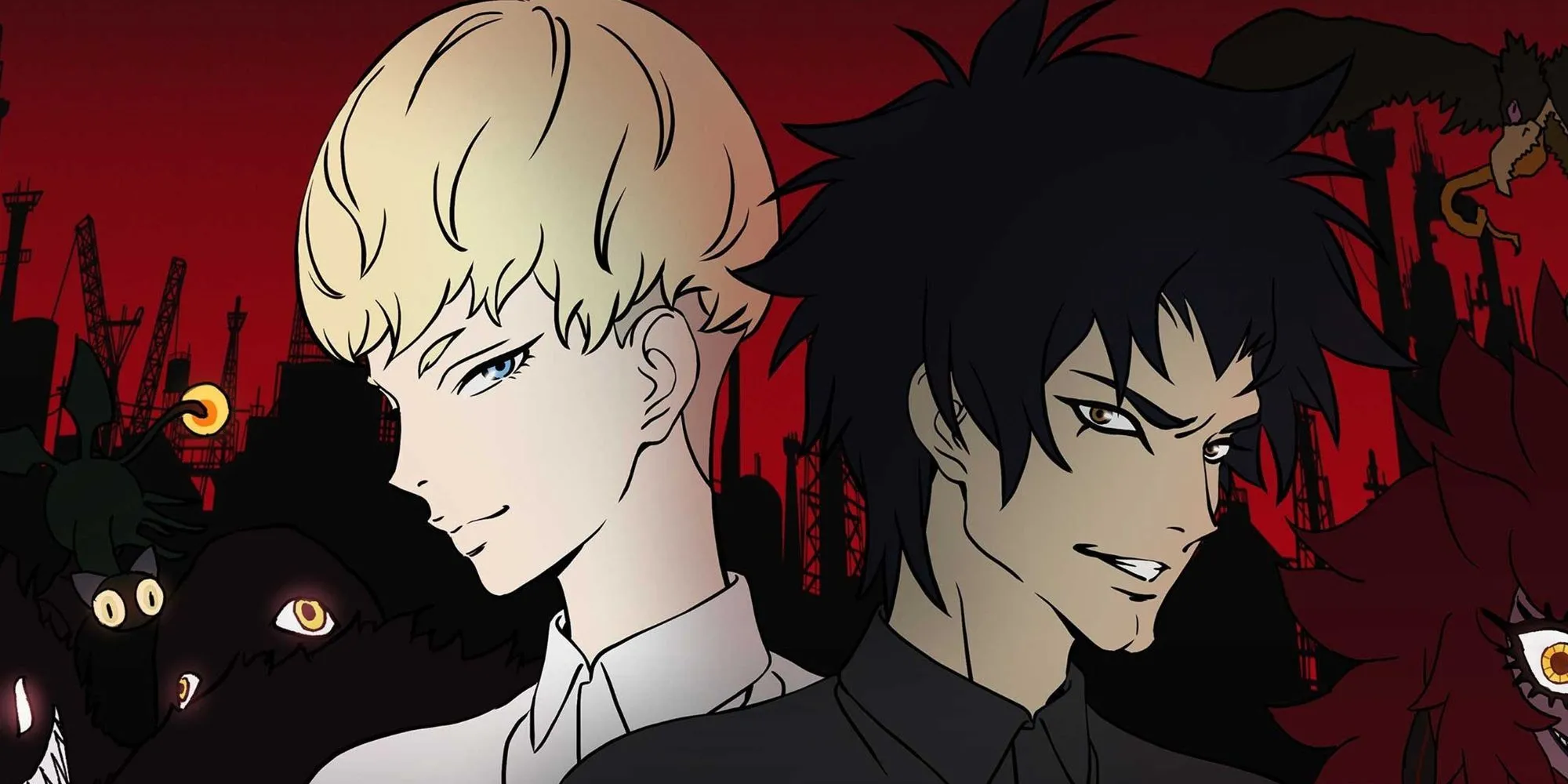 Hình ảnh Akira Fudo biến thành Devilman sau khi hợp nhất với quỷ Amon.