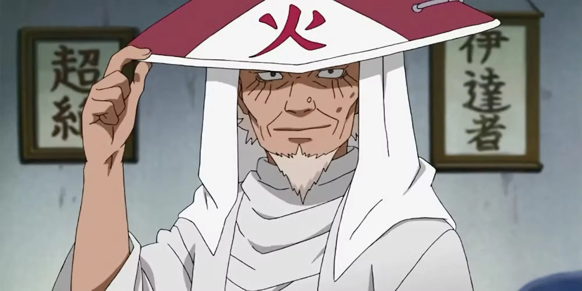 Hiruzen Sarutobi, Hokage Đệ Tam của làng Lá, trong series Naruto