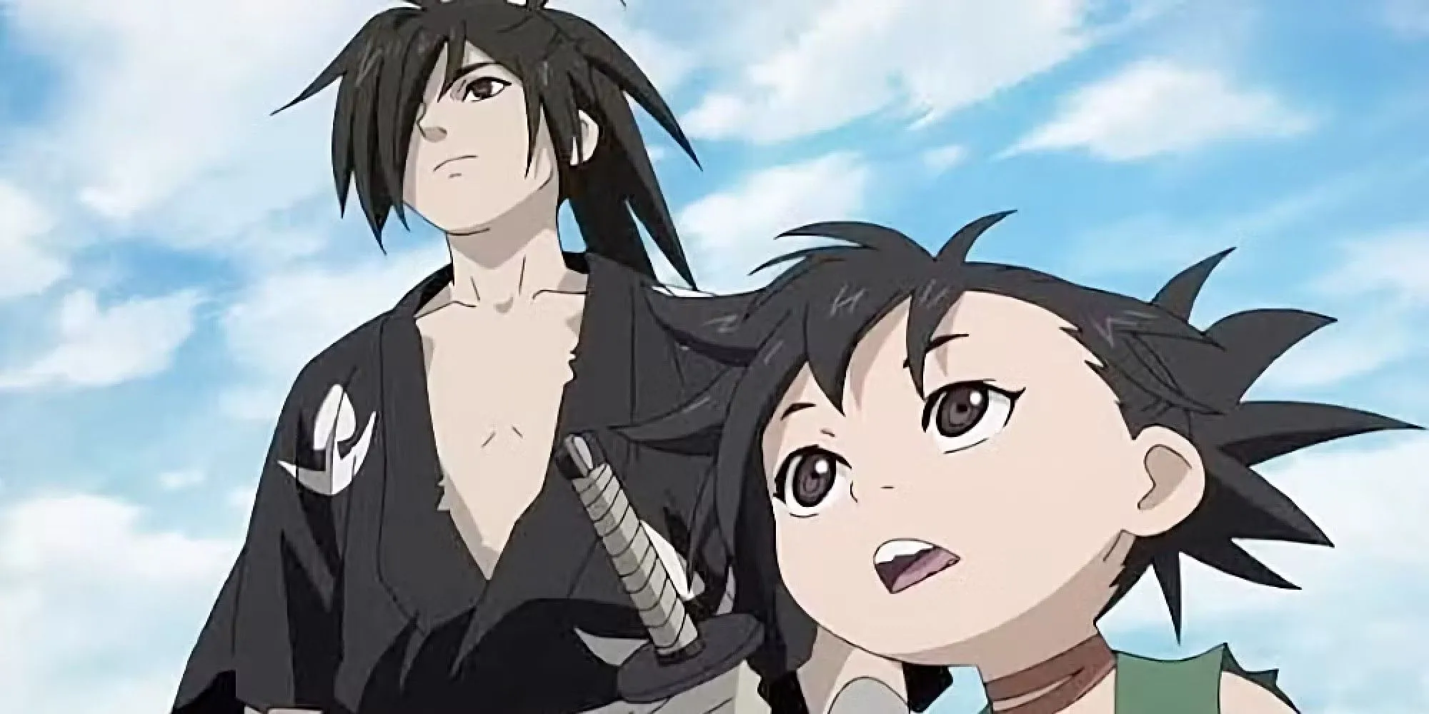 Hyakkimaru và Dororo trên hành trình đầy gian khổ để lấy lại cơ thể từ quỷ trong anime Dororo.