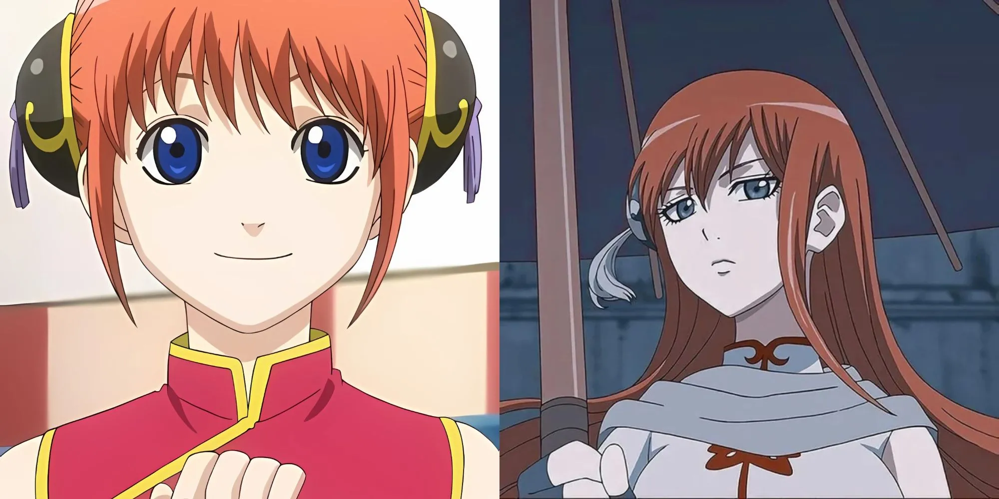 Kagura với chiếc ô trong Gintama