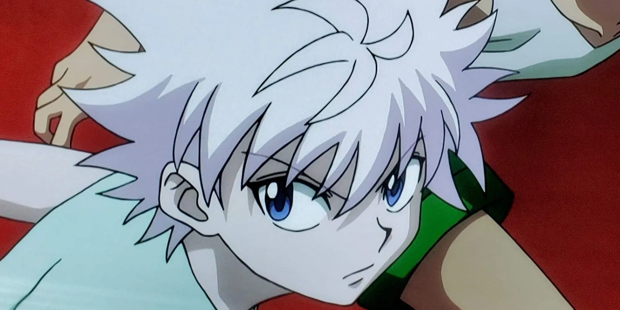 Killua Zoldyck bảo vệ Gon Freecss trong anime Hunter x Hunter