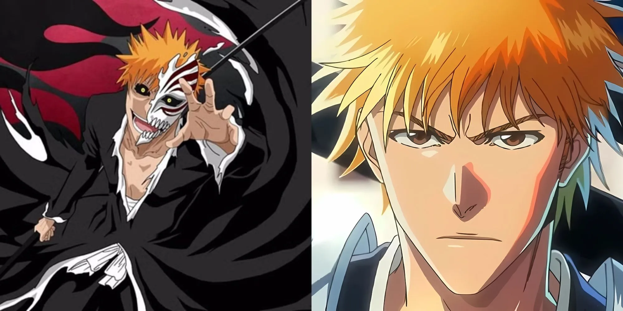 Kurosaki Ichigo với Zanpakuto của mình trong series anime Bleach