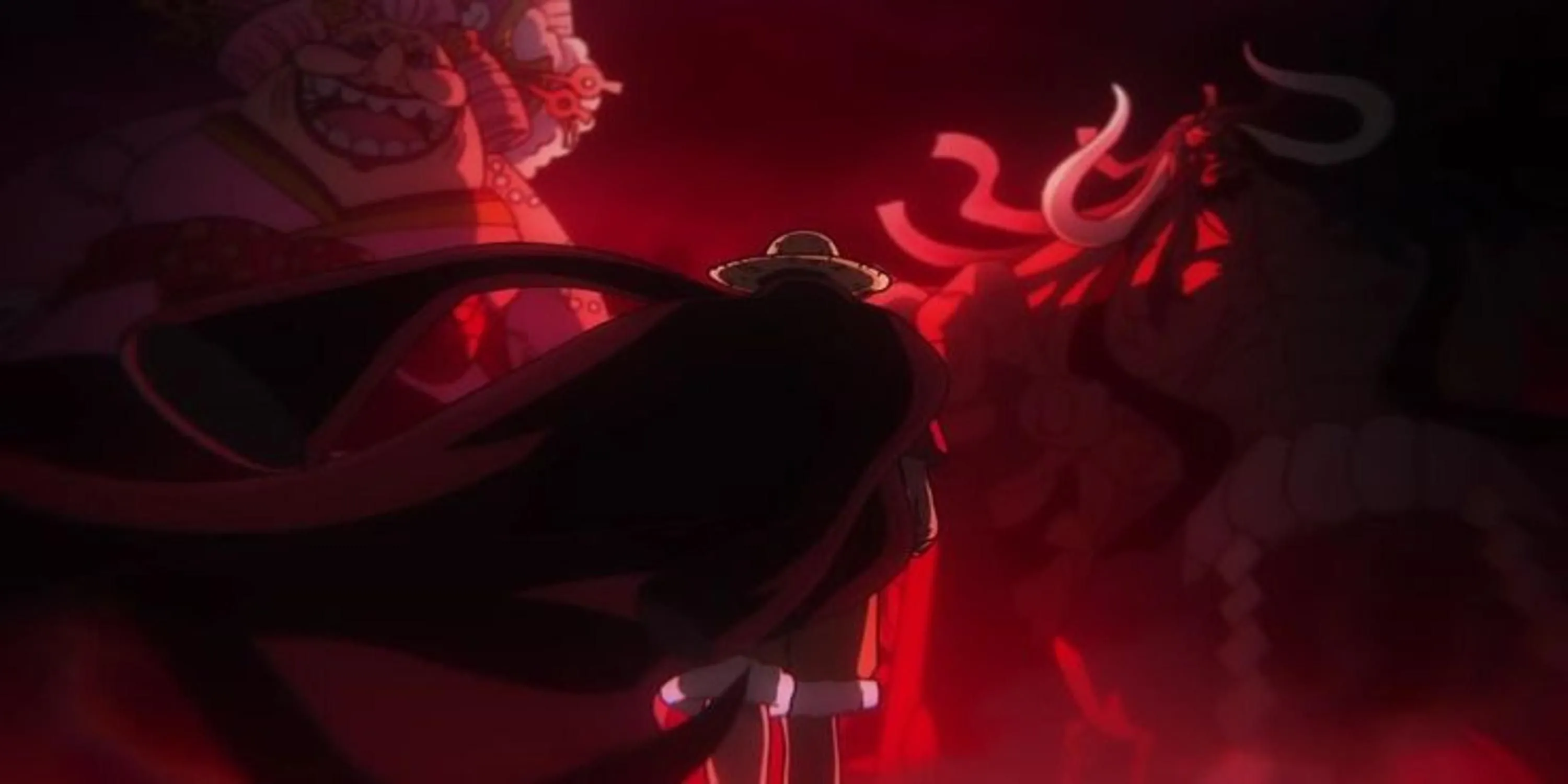 Luffy tiến về phía Big Mom và Kaido trên Mái Vòm Sọ tại Wano