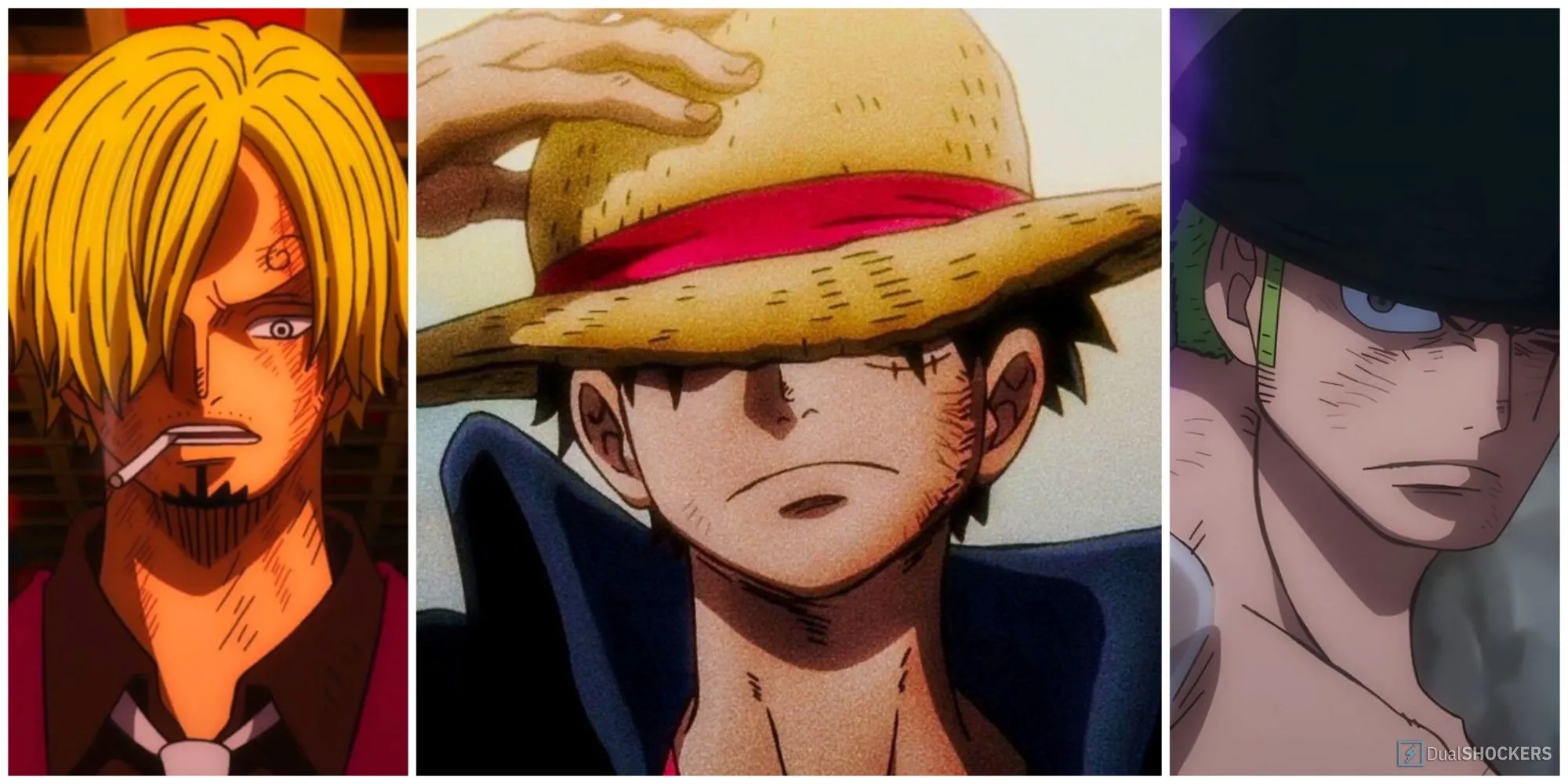 Luffy Zoro và Sanji trong One Piece