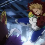 Mirio Togata chiến đấu chống lại Overhaul trong tập phim Lemillion của My Hero Academia