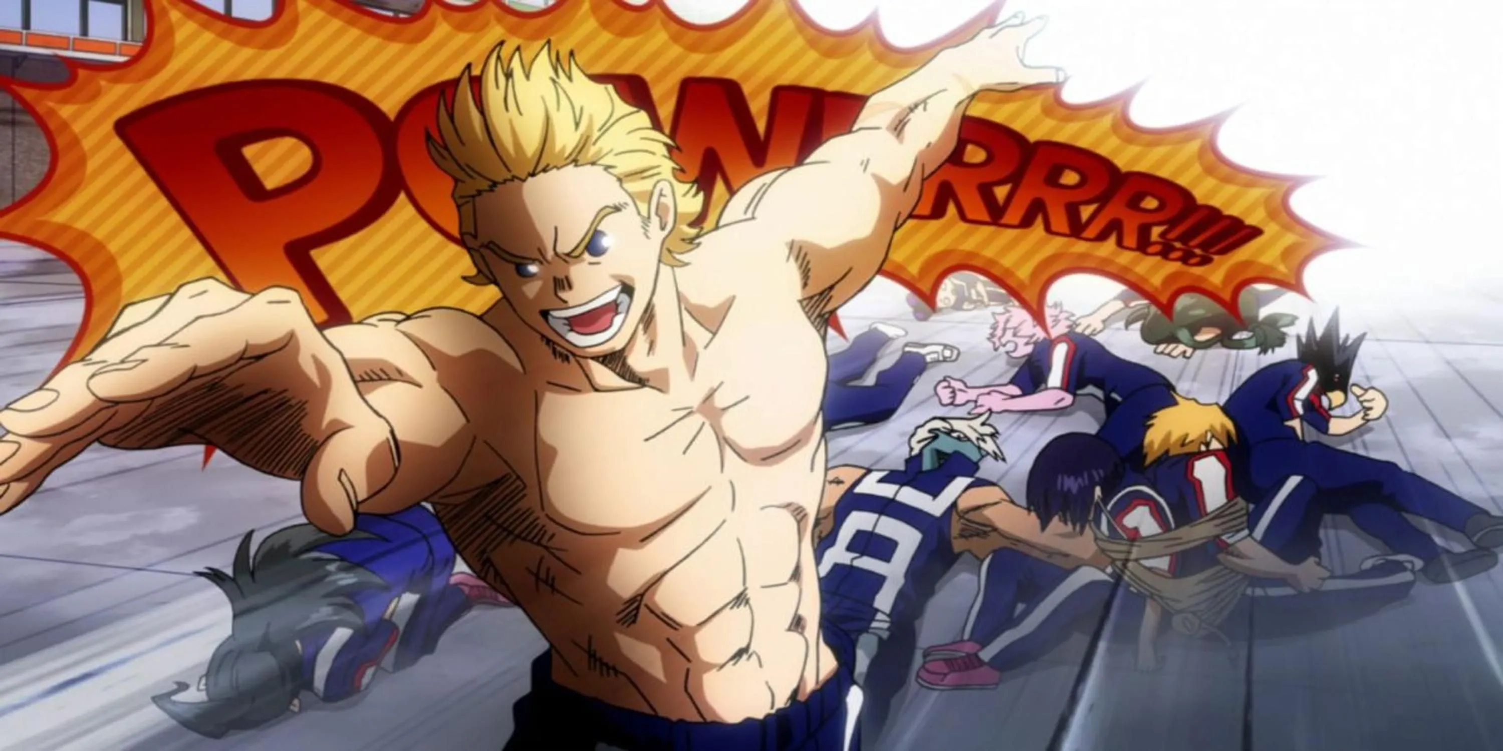 Mirio Togata (Lemillion) sử dụng Quirk Xuyên Thấu
