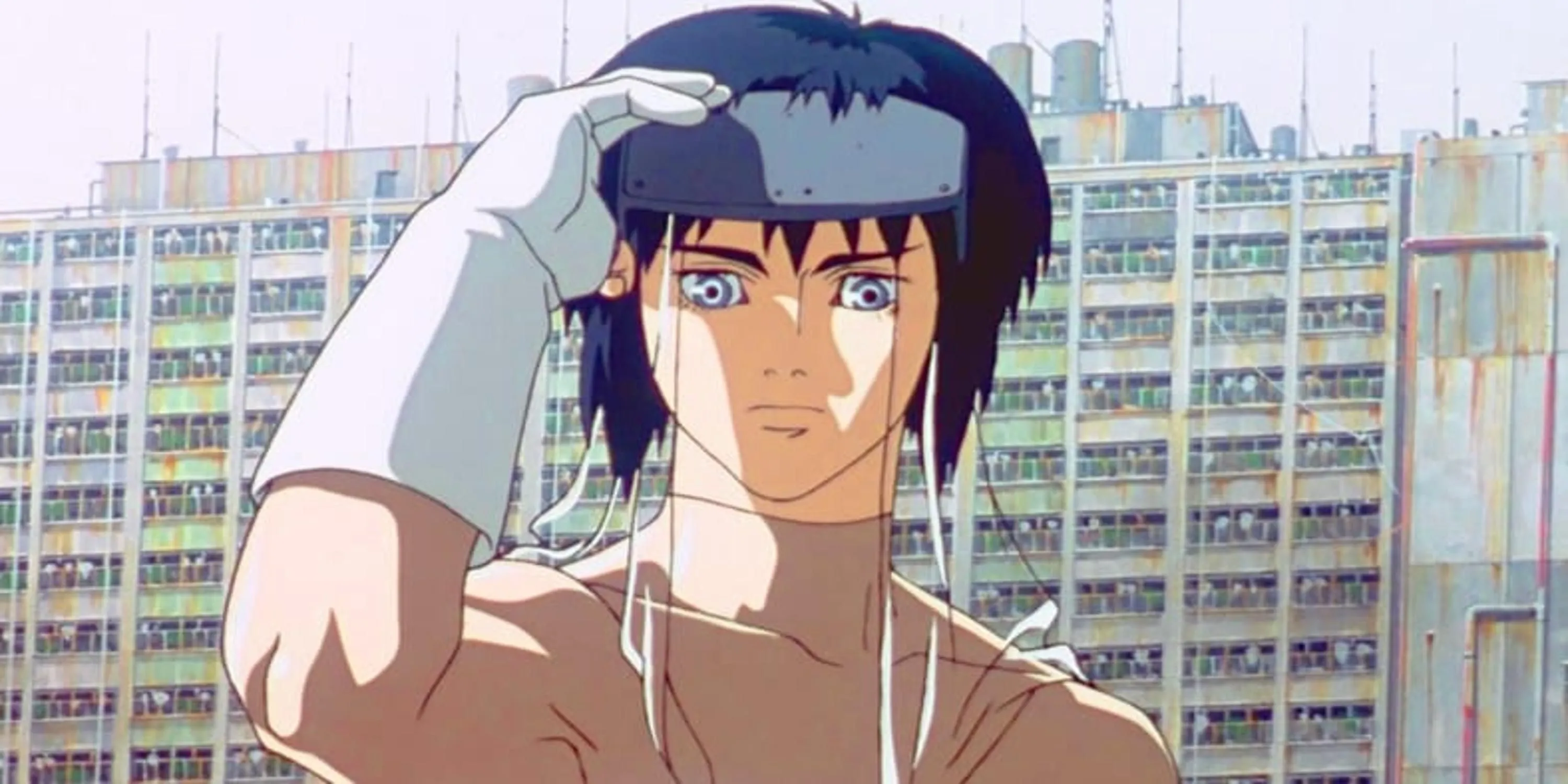 Motoko Kusanagi từ Ghost in the Shell với cơ thể nhân tạo