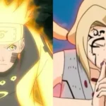 Naruto Uzumaki và Hokage Đệ Ngũ Tsunade trong series Naruto