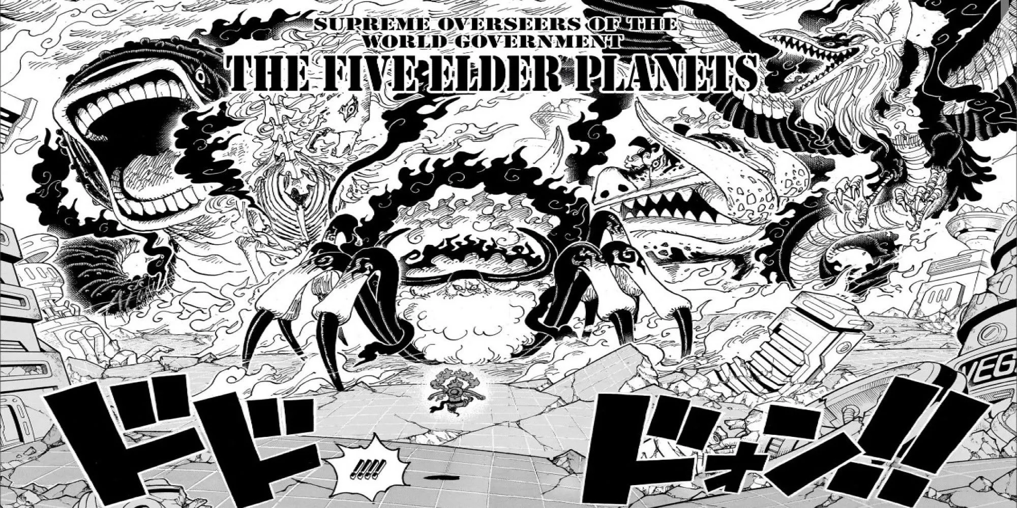 Ngũ Lão Tinh trong One Piece thể hiện khả năng hồi phục