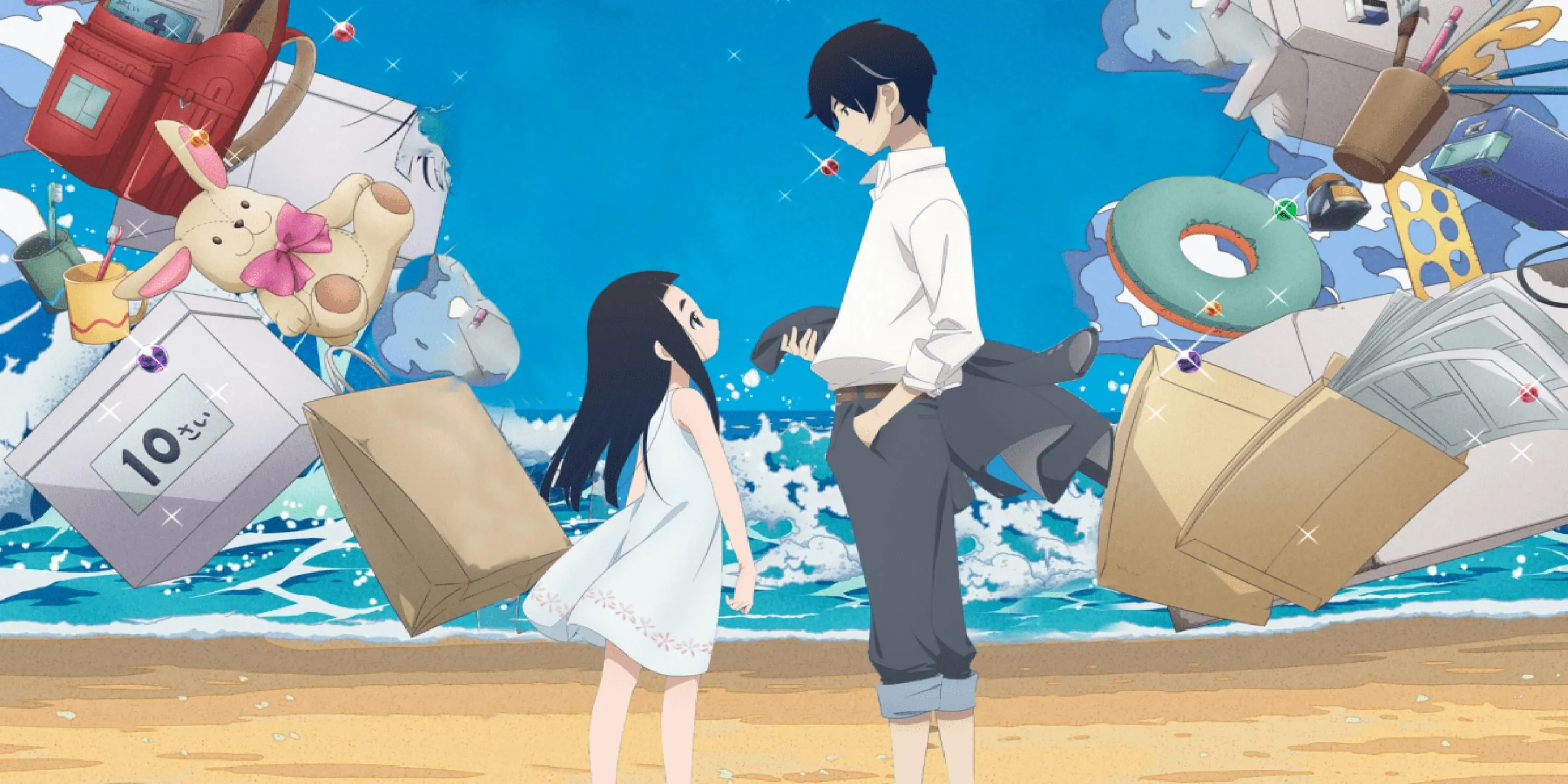 Người cha Kakushi Gotou vui vẻ bên con gái Hime, ẩn giấu bí mật công việc vẽ manga của mình trong anime Kakushigoto