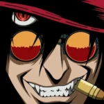 Nhân vật Alucard trong anime Hellsing Ultimate sẵn sàng đối đầu với thế lực siêu nhiên.