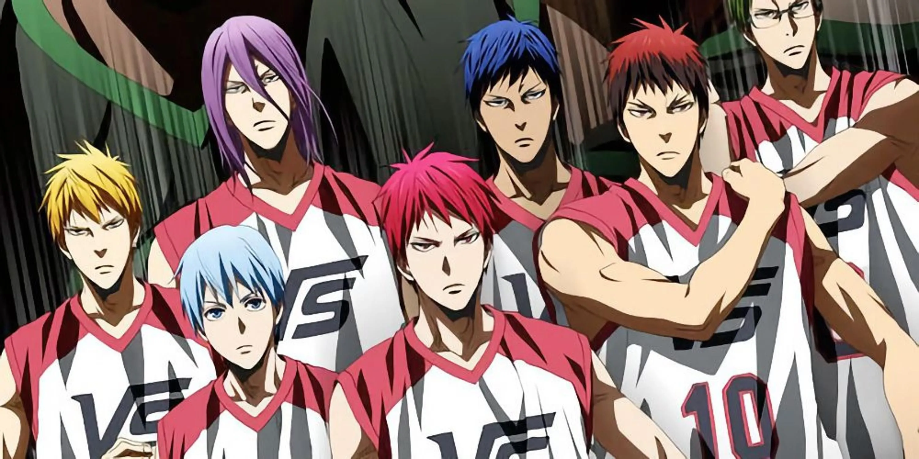 Nhân vật Kagami Taiga thể hiện sức mạnh trong anime Kuroko's Basketball