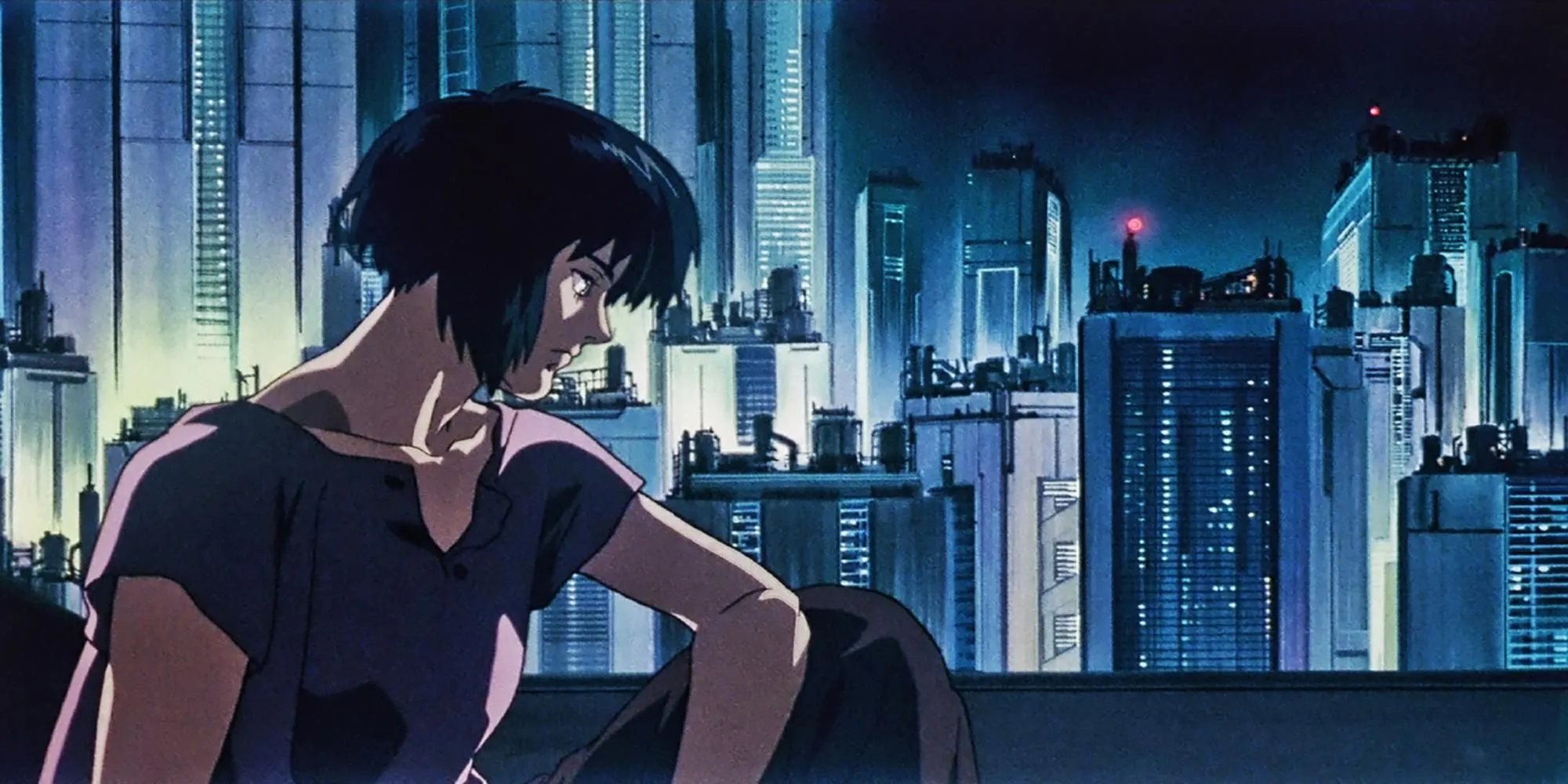 Nhân vật Major Motoko Kusanagi trong phim anime khoa học viễn tưởng Ghost in the Shell