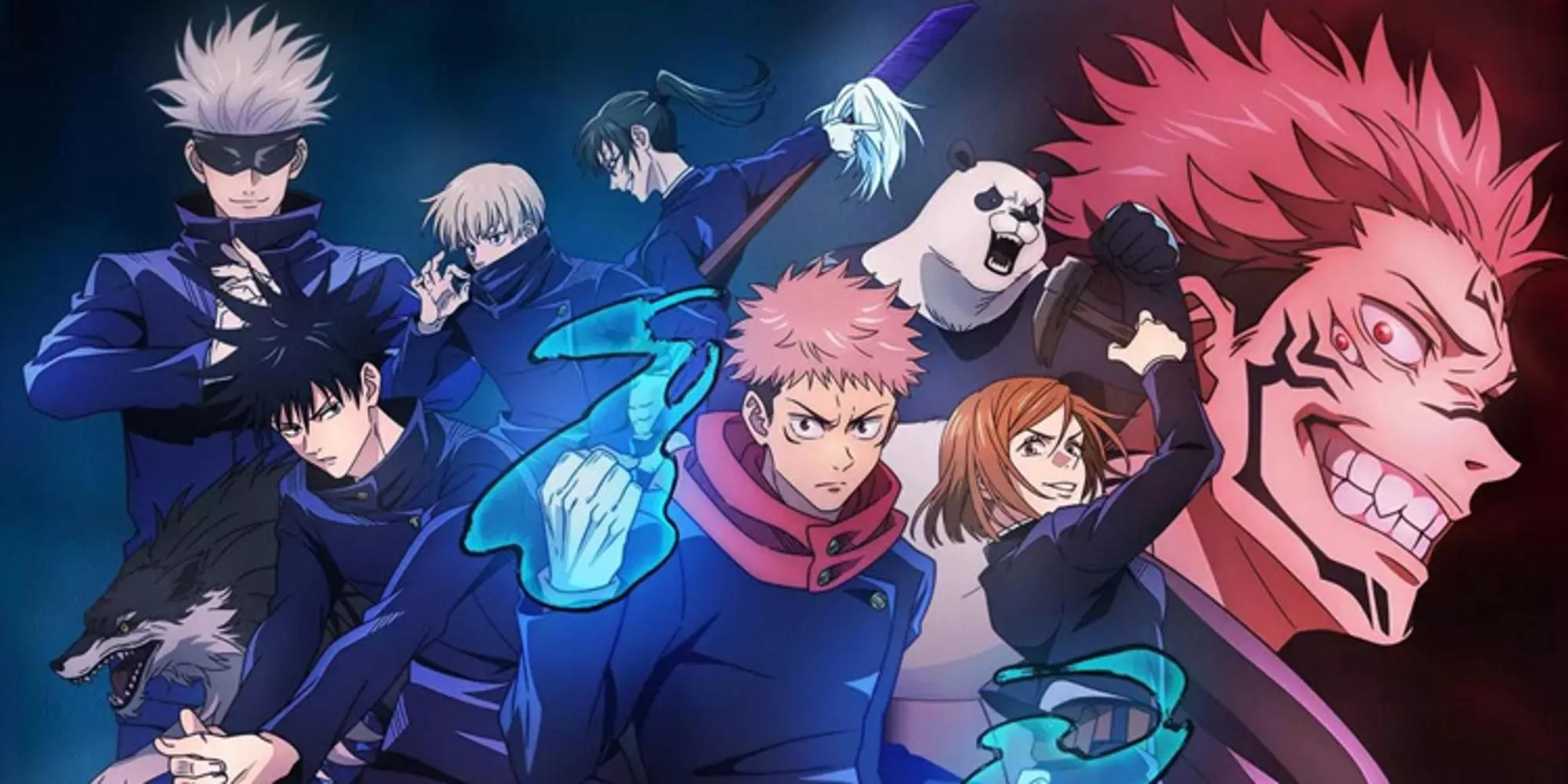 Nhân vật Yuji Itadori trong anime Jujutsu Kaisen, người trở thành vật chứa của chú linh mạnh Sukuna.