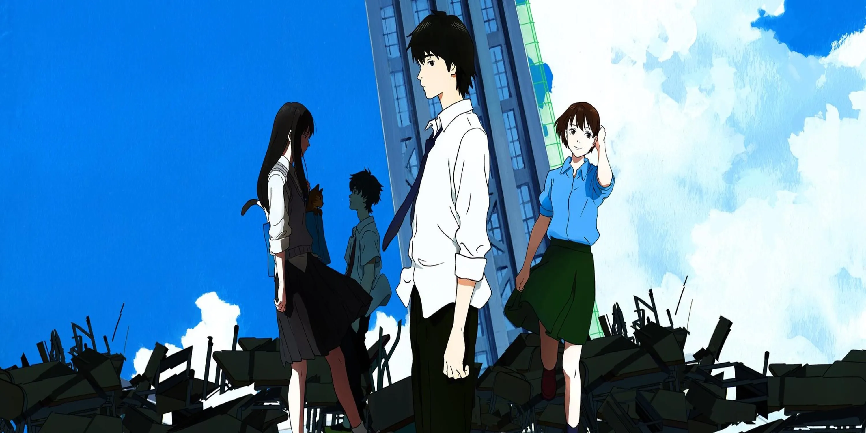 Nhóm học sinh bị dịch chuyển trong anime Sonny Boy