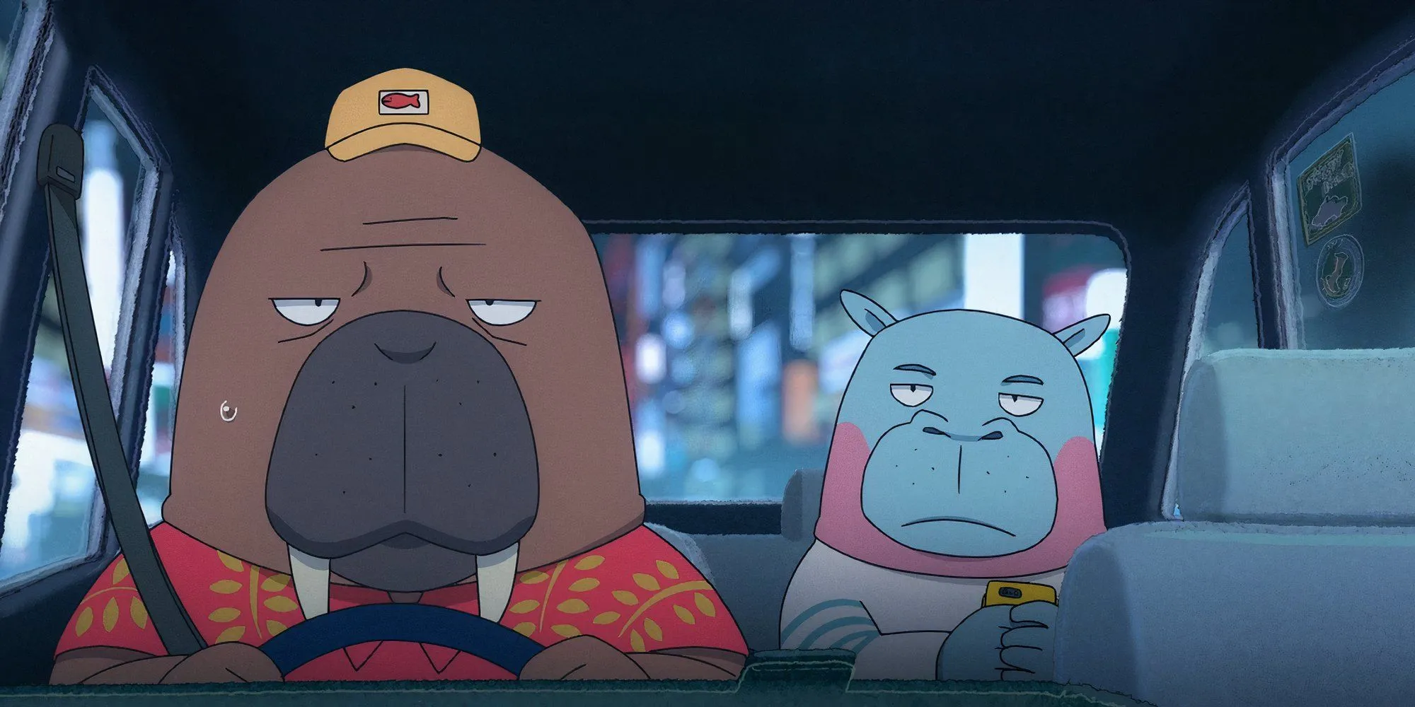 Odokawa, tài xế taxi trong Anime Odd Taxi
