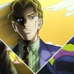 Pucci, Kira và Josuke tạo dáng đặc trưng trong JoJo's Bizarre Adventure