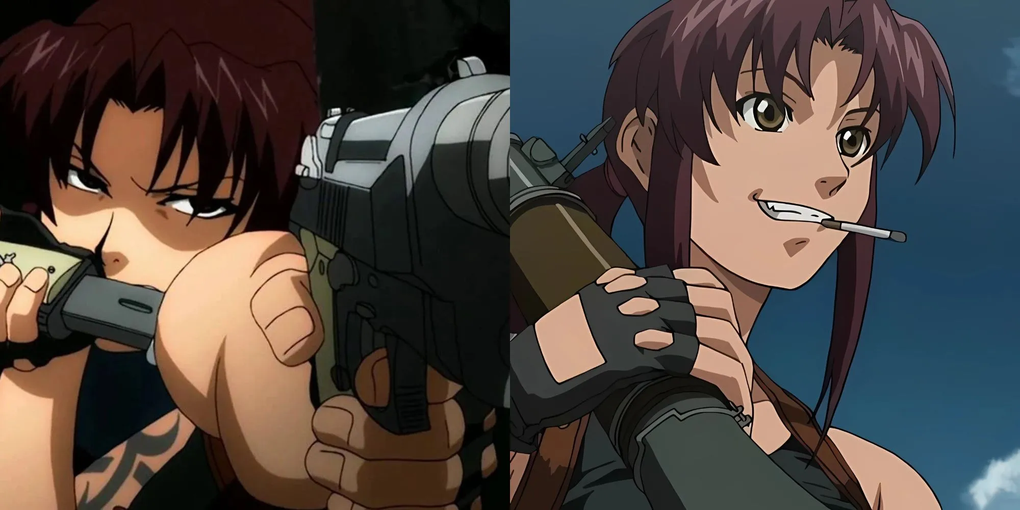 Revy Two Hands với hai khẩu súng trong Black Lagoon