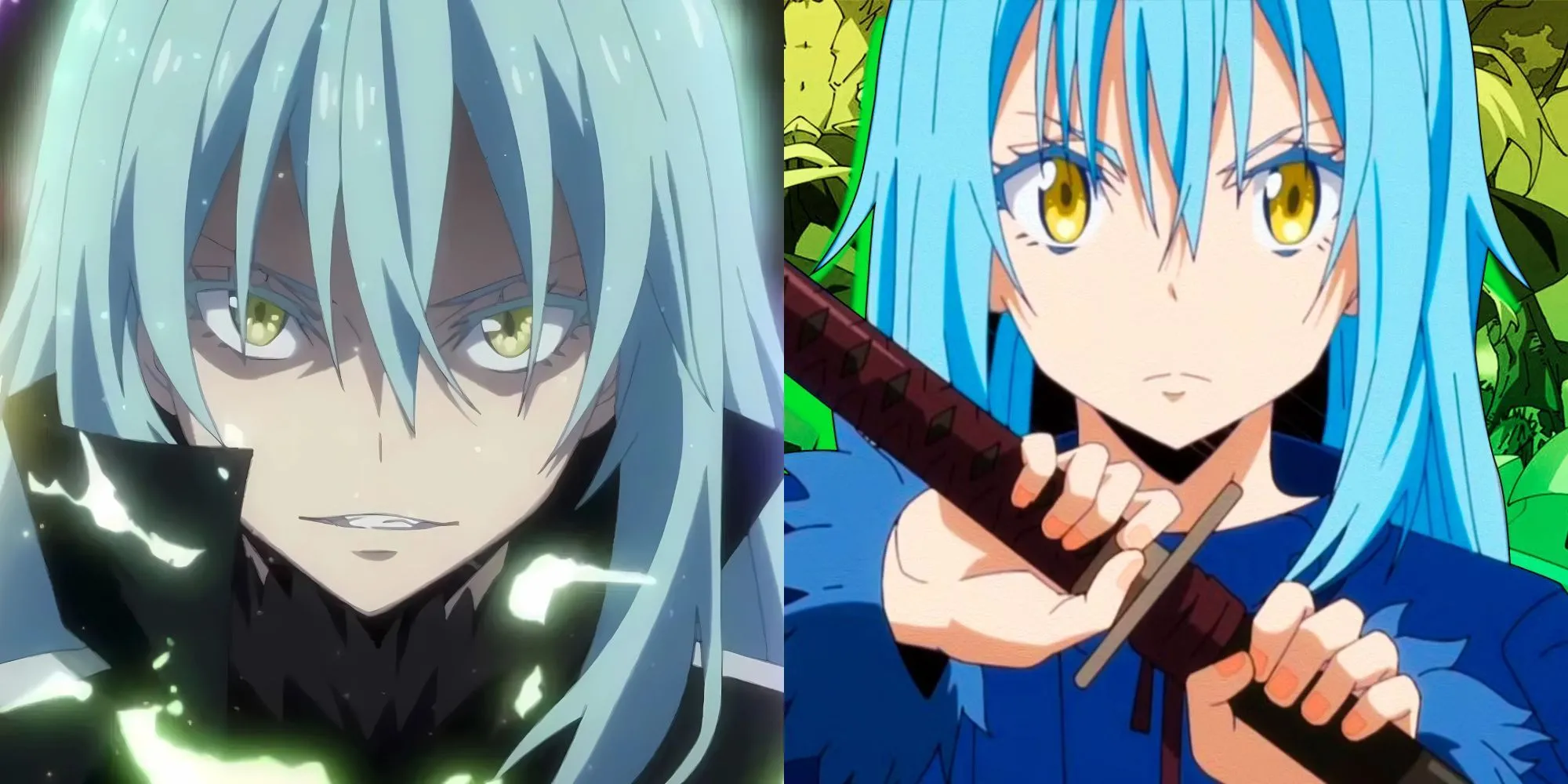 Rimuru Tempest ở dạng Slime trong anime That Time I Got Reincarnated as a Slime