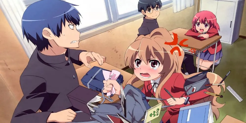 Ryuji Takasu và Taiga Aisaka trong Anime Toradora!