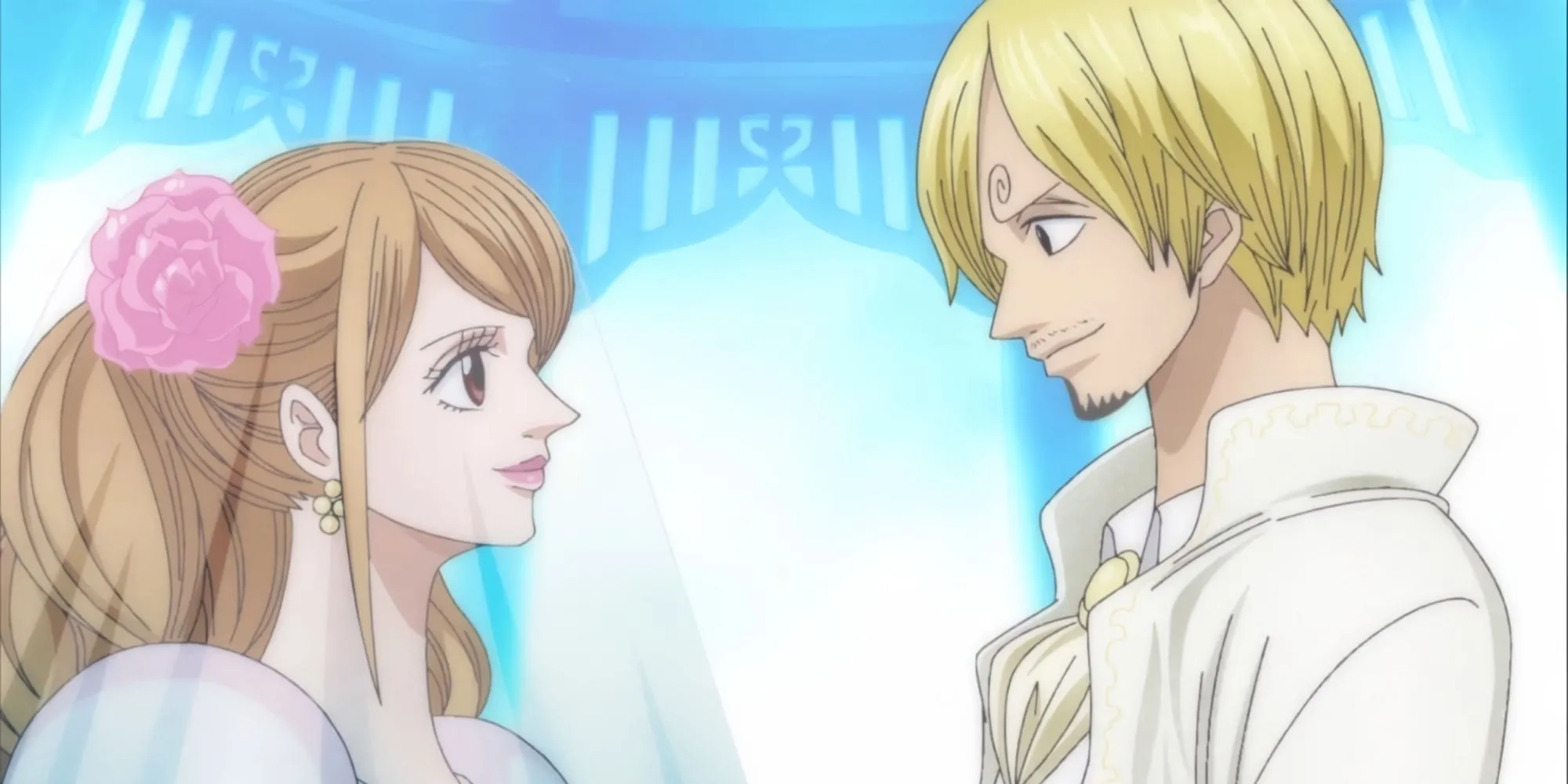 Sanji và Pudding trong lễ cưới hụt ở Đảo Bánh, khoảnh khắc tình cảm của cặp đôi