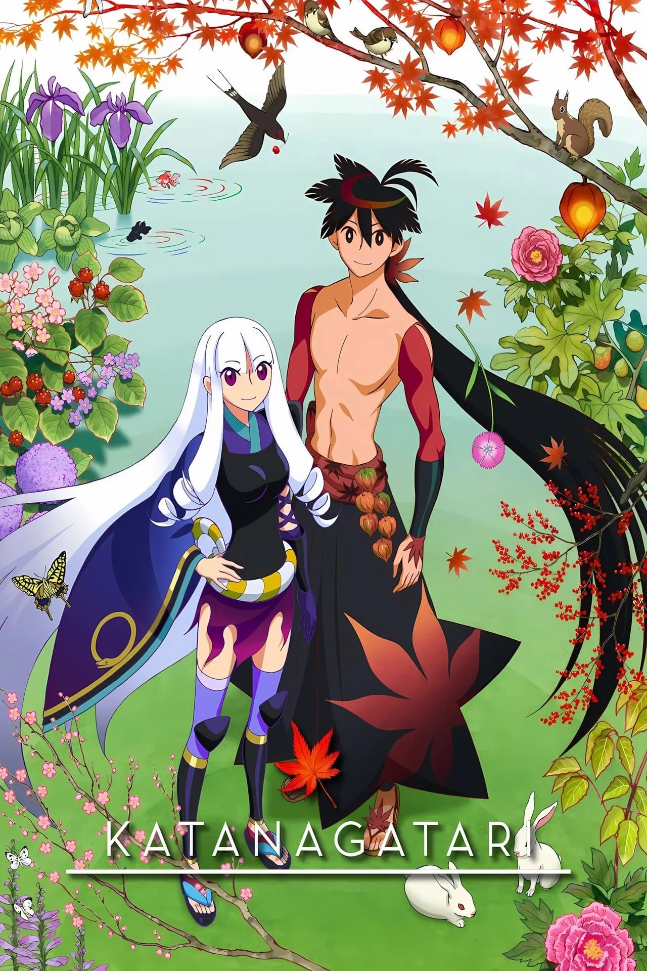 Shichika Yasuri thể hiện kỹ thuật chiến đấu không dùng kiếm thép trong Katanagatari