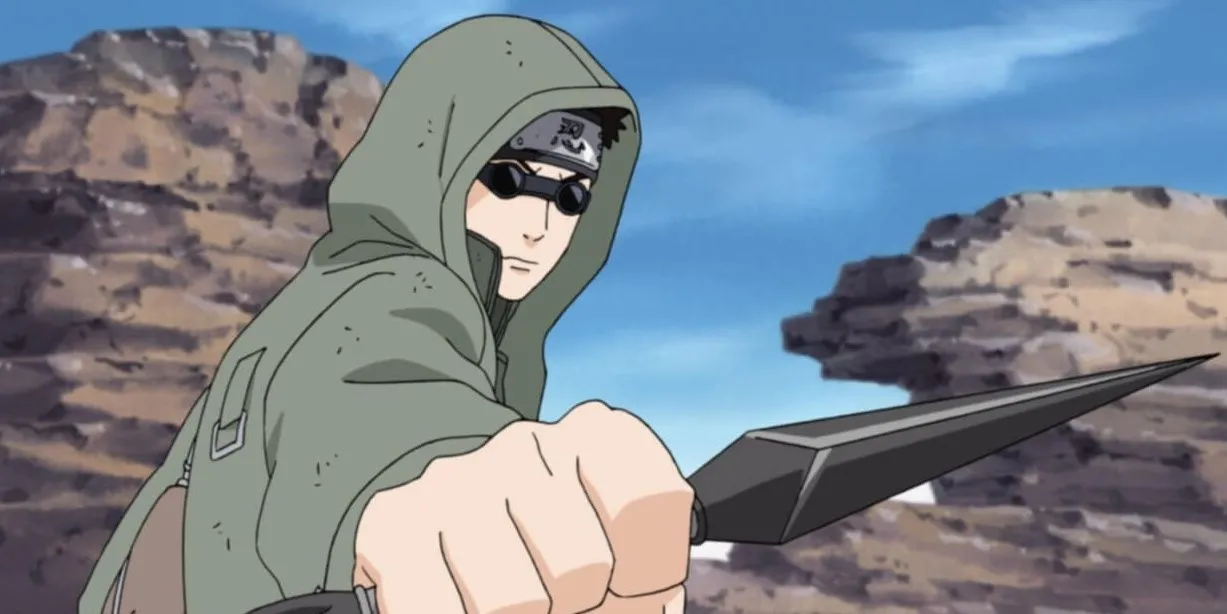 Shino Aburame, người dùng côn trùng của tộc Aburame