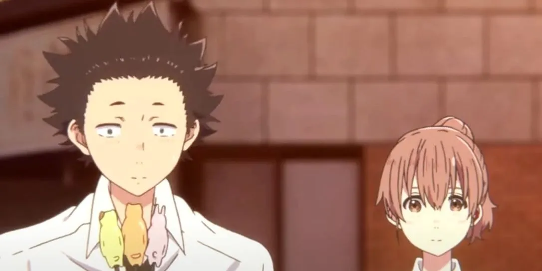 Shouko Nishimiya và Shouya Ishida, hai tâm hồn tổn thương tìm cách kết nối trong phim anime A Silent Voice