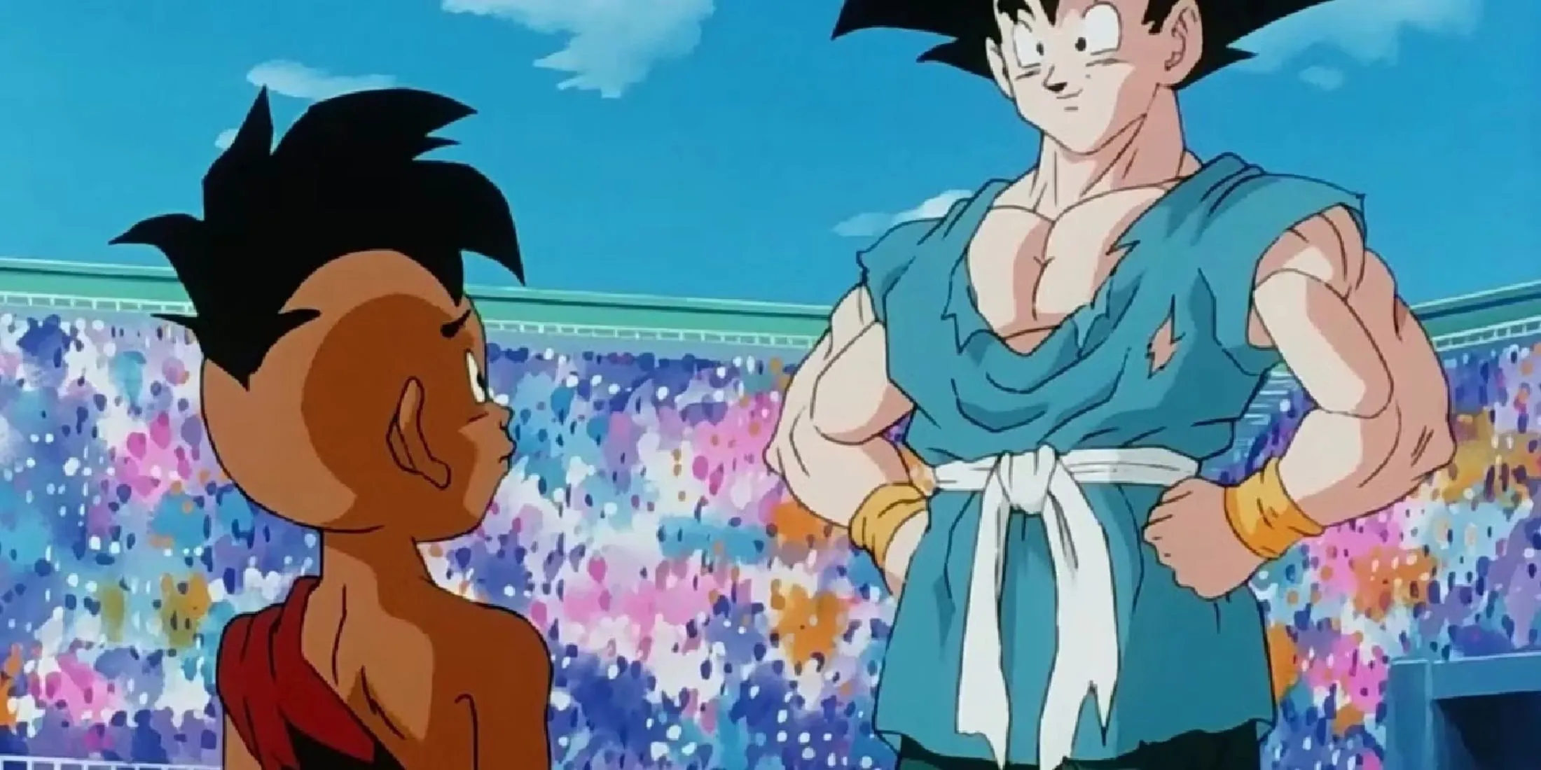 Son Goku cùng Uub trong những khoảnh khắc cuối cùng của Dragon Ball Z
