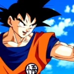 Son Goku trong một cảnh chiến đấu quyết liệt trong Dragon Ball Z