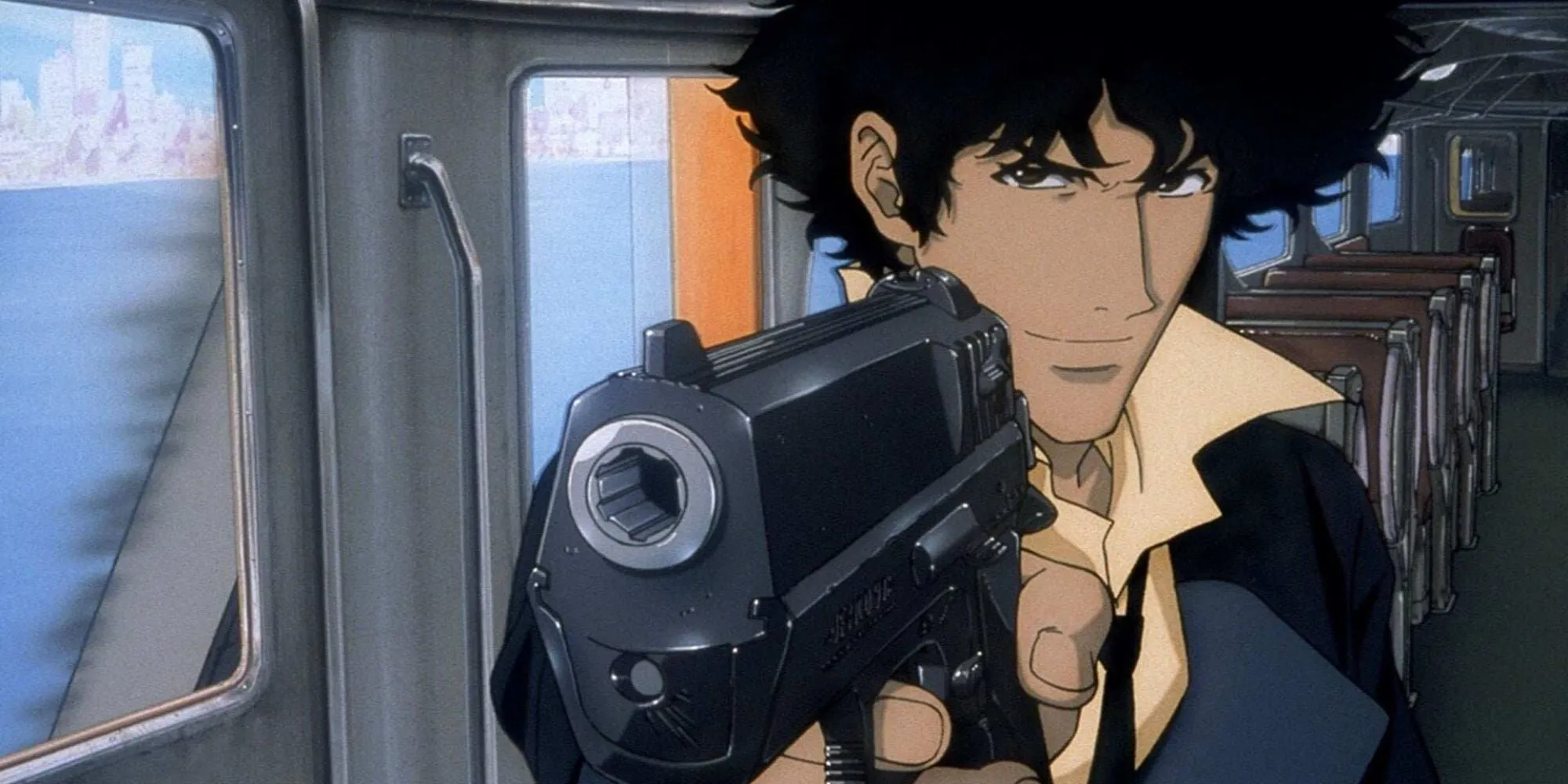 Spike Spiegel, nhân vật chính và thợ săn tiền thưởng trong anime Cowboy Bebop.