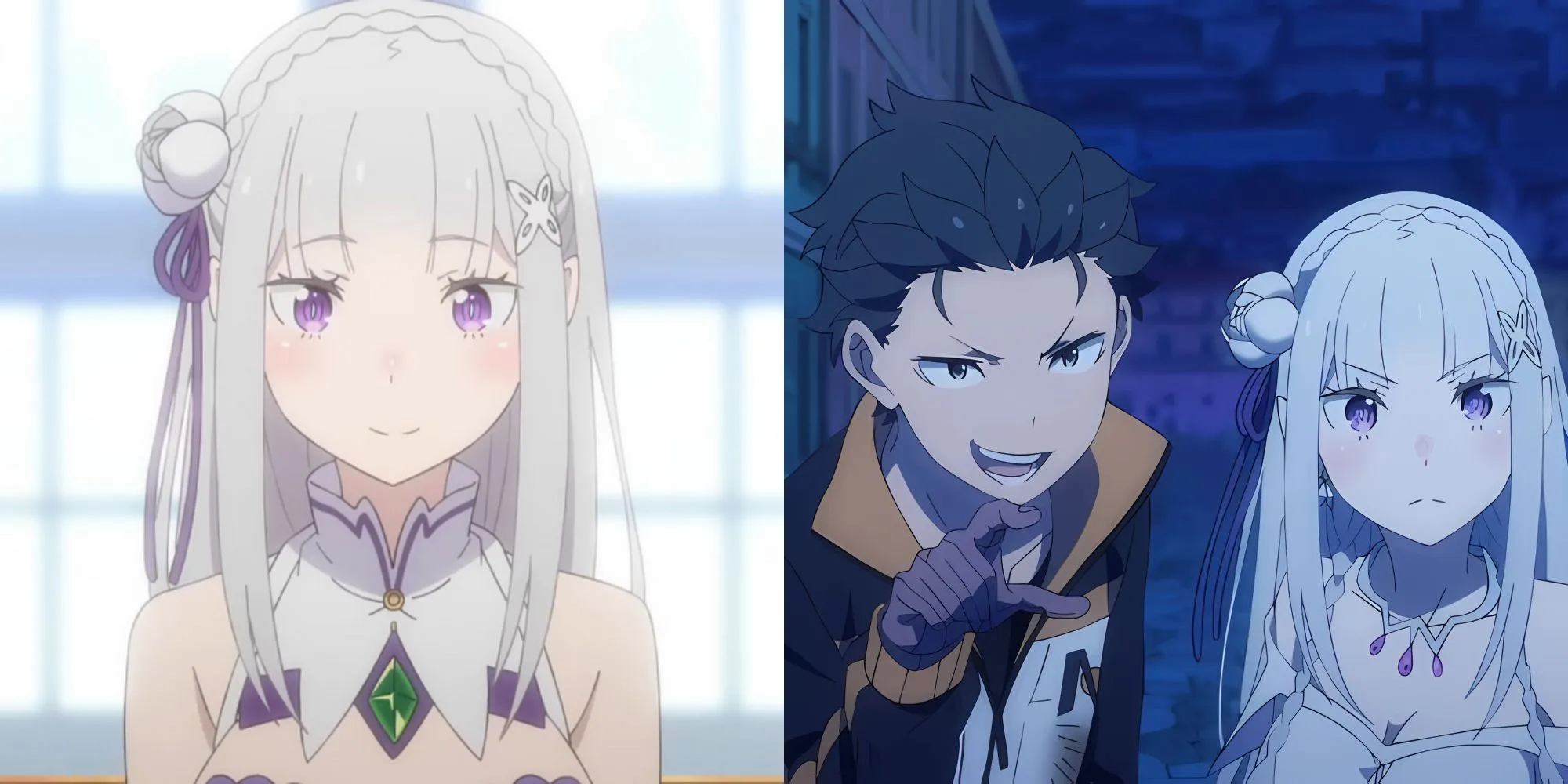 Subaru và Emilia trong Re:Zero