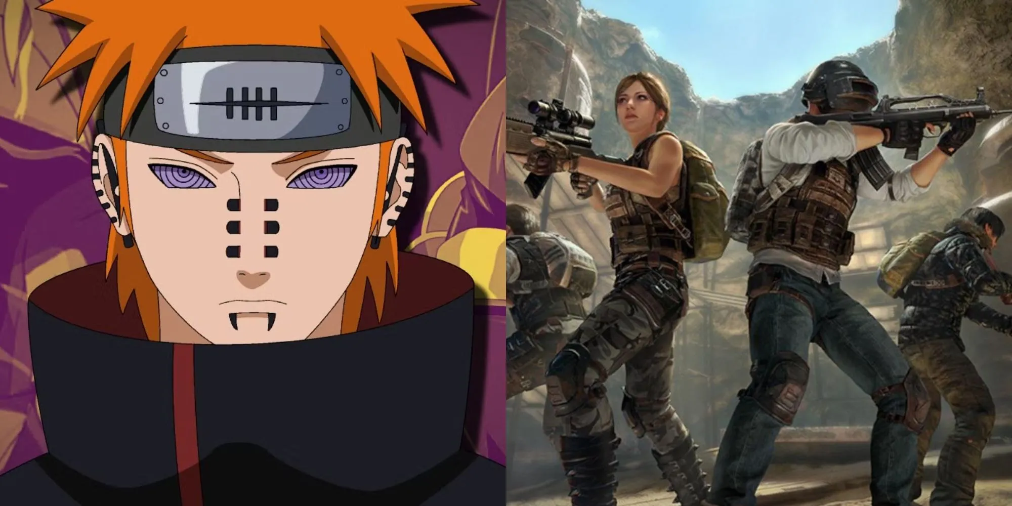 Tên game AkatsukiReborn lấy cảm hứng từ tổ chức Akatsuki trong Naruto trên nền PUBG
