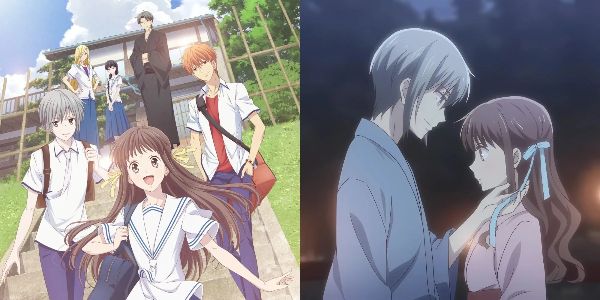 Tohru Honda và gia đình Soma trong Fruits Basket (2019)