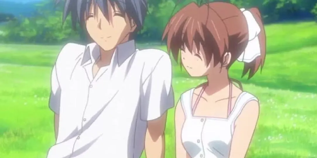 Tomoya Okazaki từ Clannad: After Story với biểu cảm trầm tư, phản ánh hành trình vượt qua nỗi đau và trưởng thành
