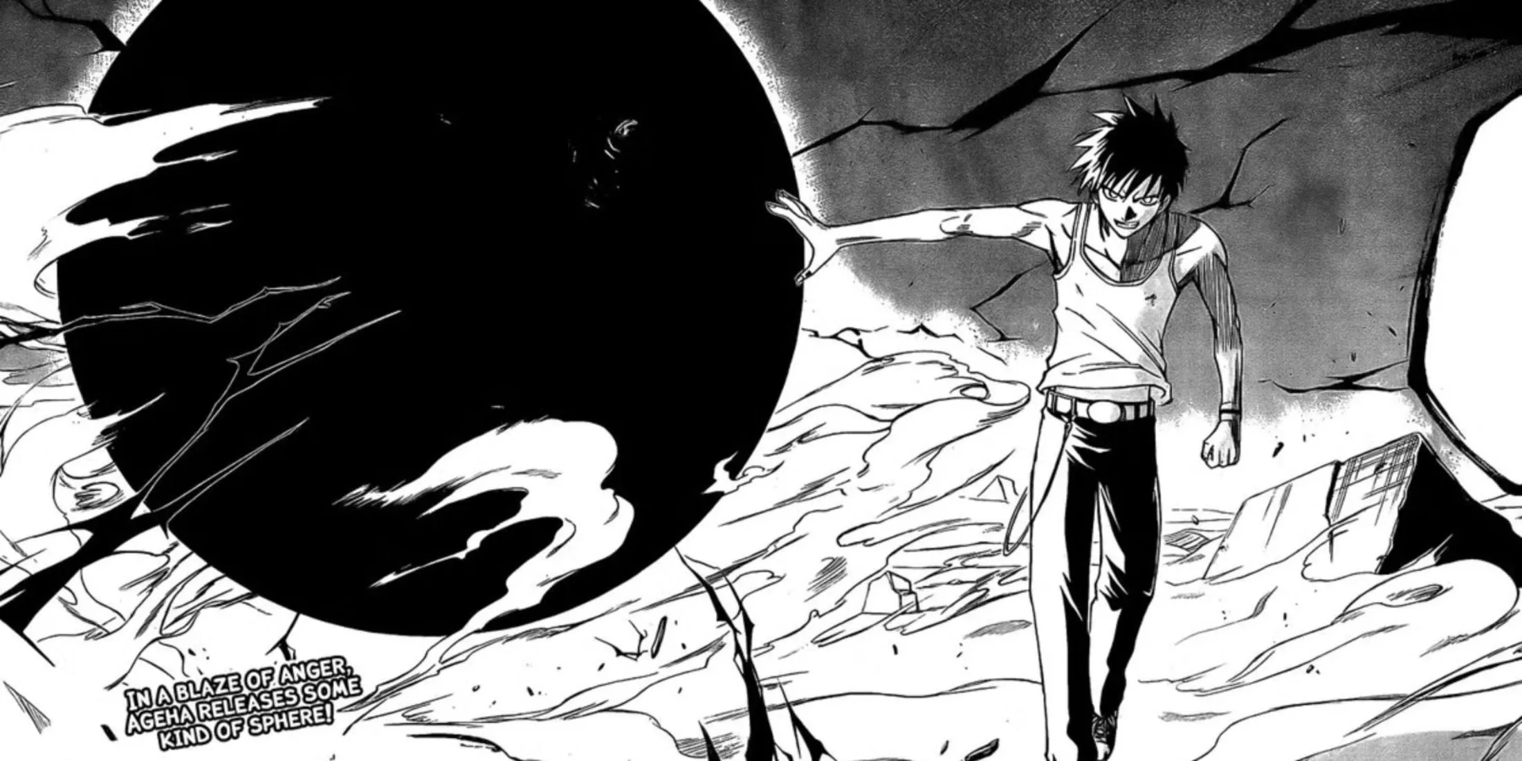 Trang bìa manga Psyren với các nhân vật chính