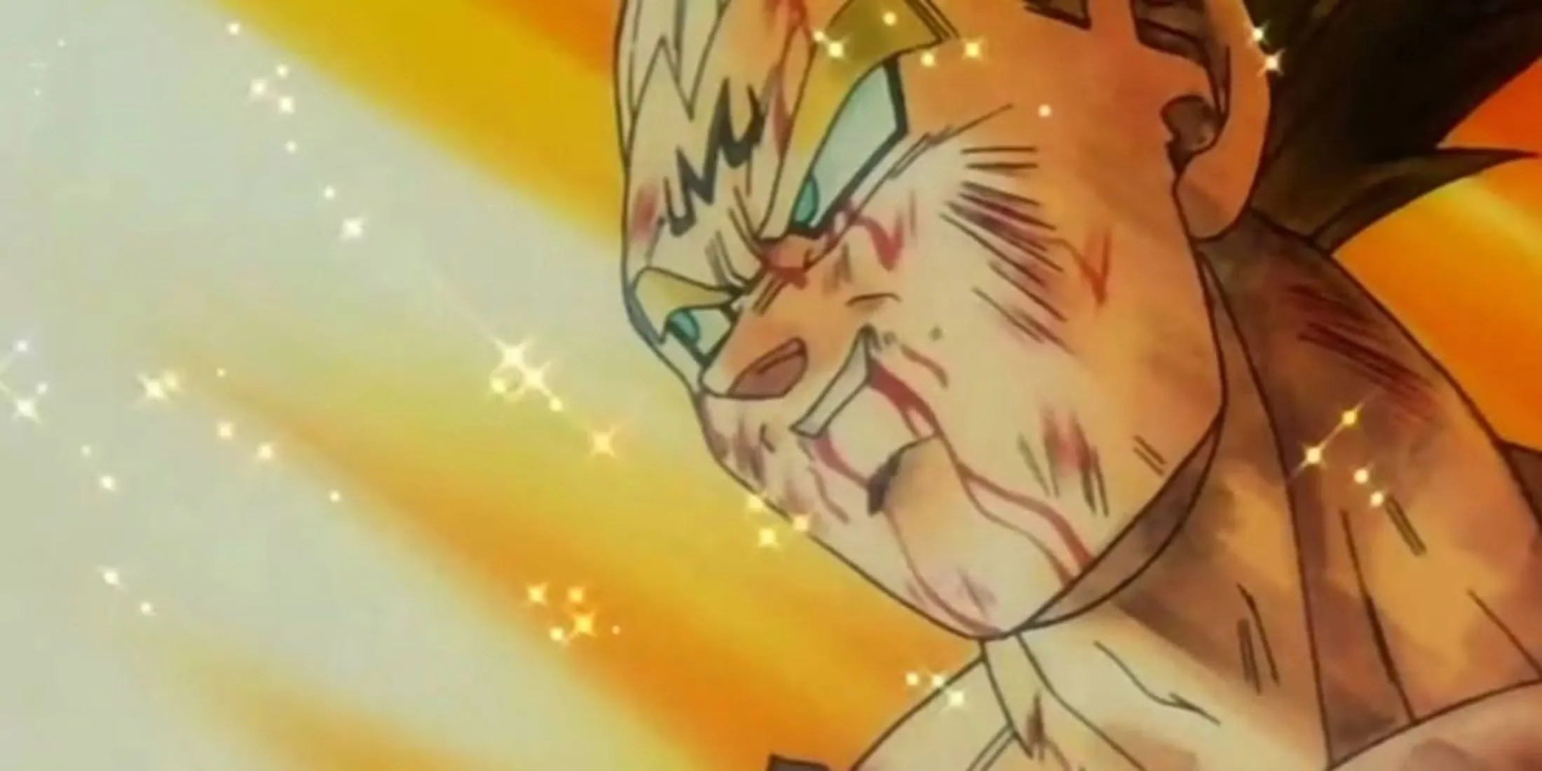 Vegeta chuẩn bị sử dụng đòn Vụ nổ cuối cùng, hy sinh bản thân để bảo vệ những người thân yêu trong Dragon Ball Z