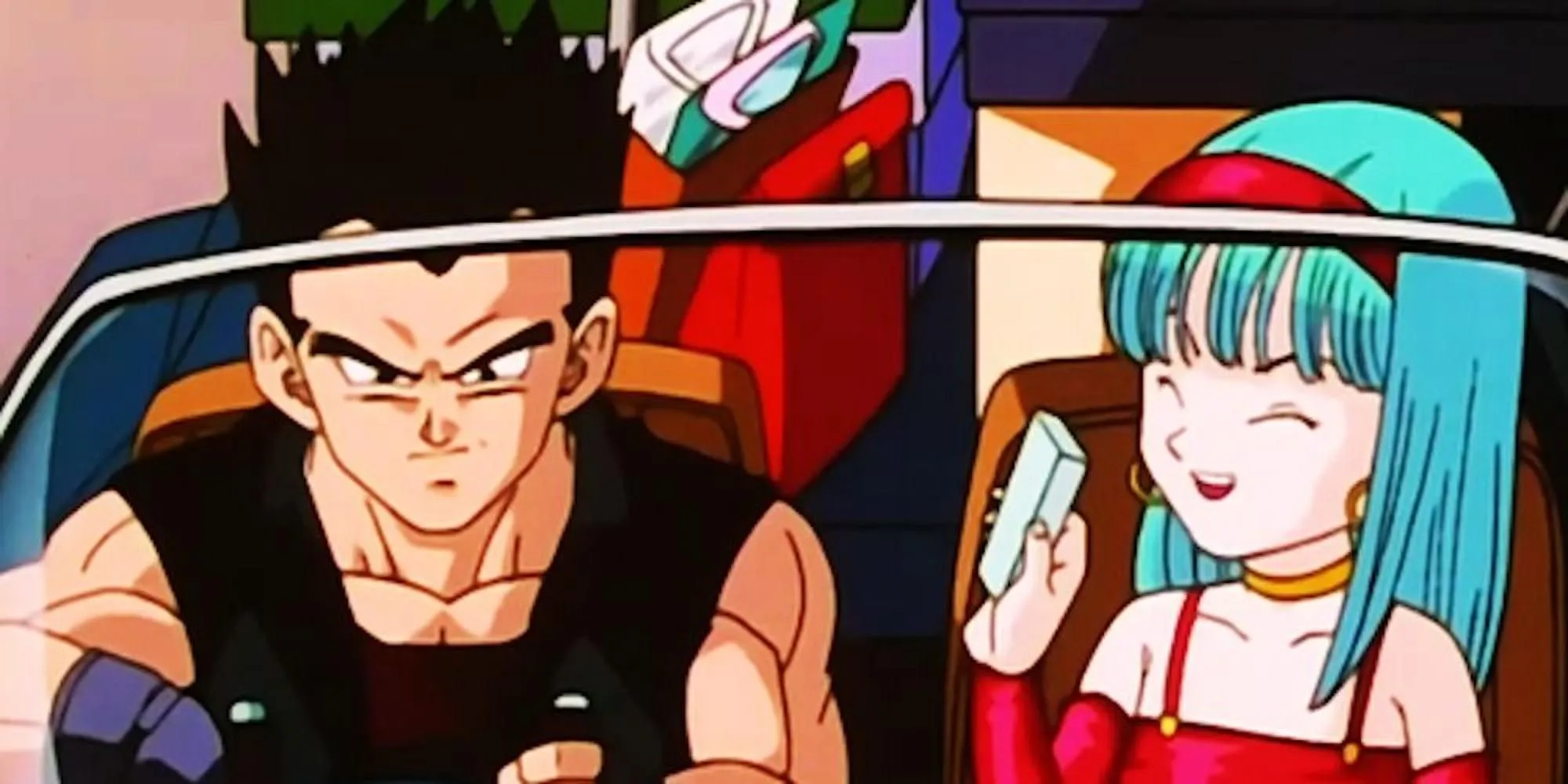 Vegeta đi siêu thị cùng Bulma ở Dragon Ball GT